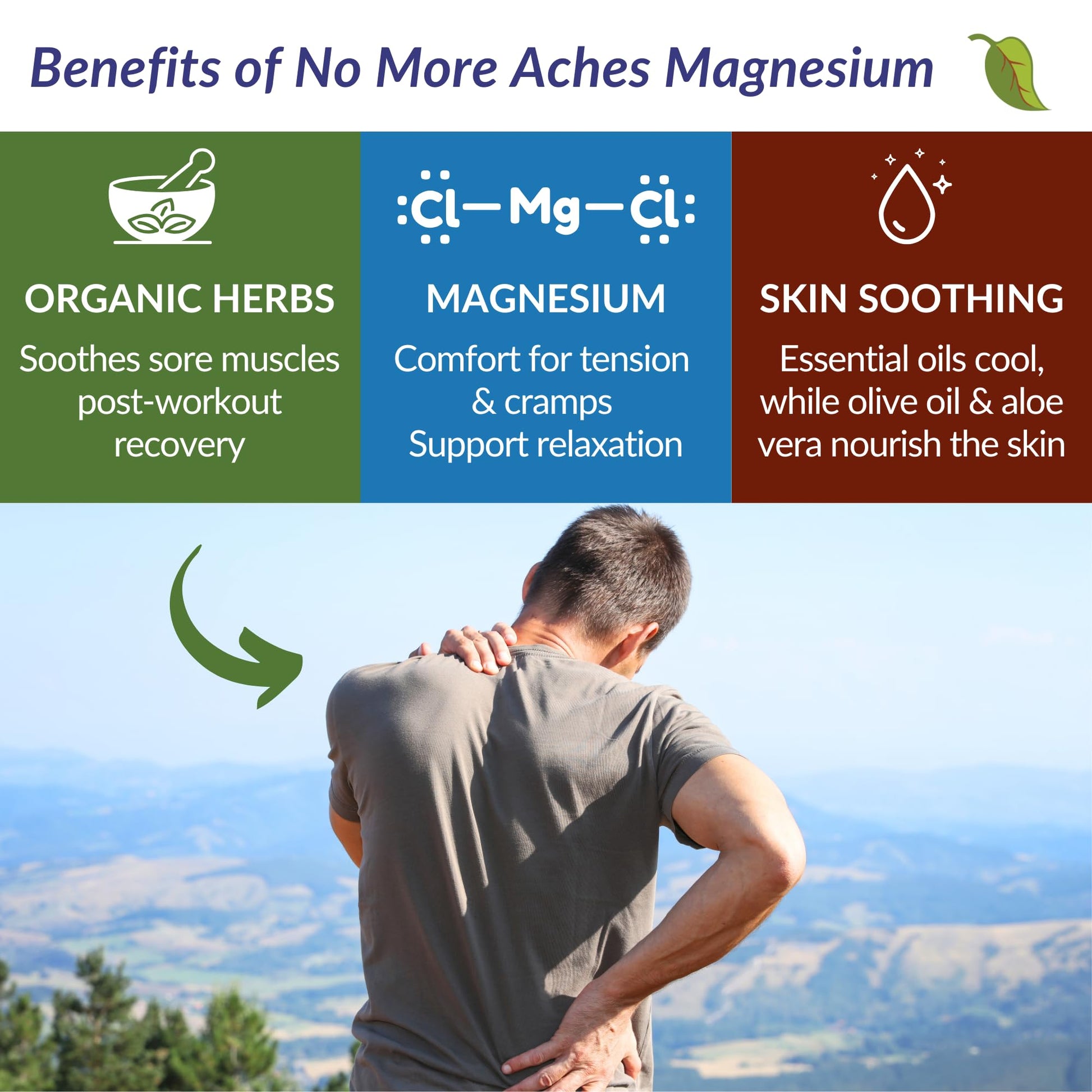 Taspen’s Organics Magnesium No More Aches Cooling Cream – Topical Magnesium Cream for Muscle Relief, Sore Muscles & Post-Workout Recovery with Arnica, Herbs & Essential Oils Taspen's Organics uk supplements