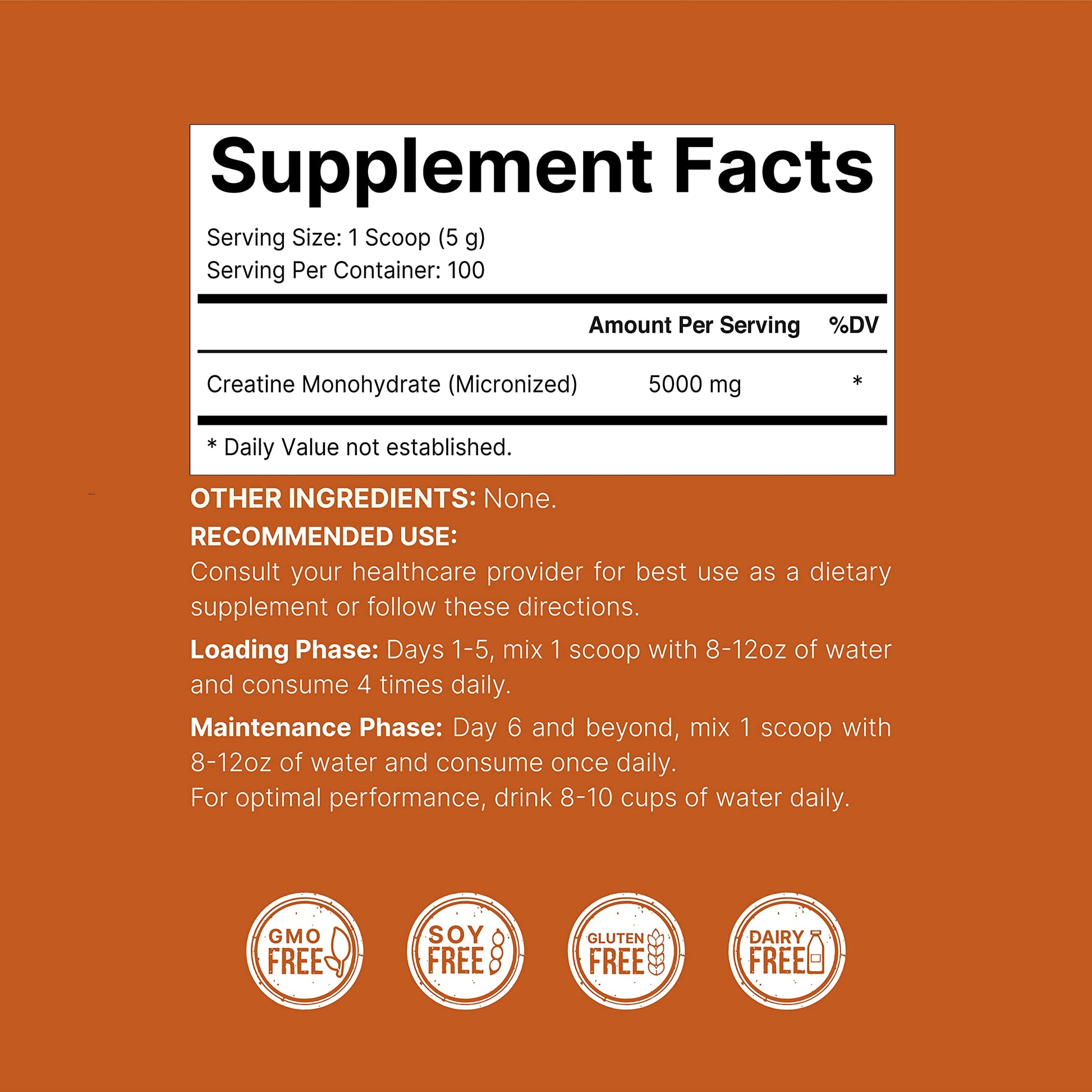 NatureBell 2 Pack Creatine Monohydrate Powder 500 Grams, 5000mg Per Serving NatureBell uk supplements