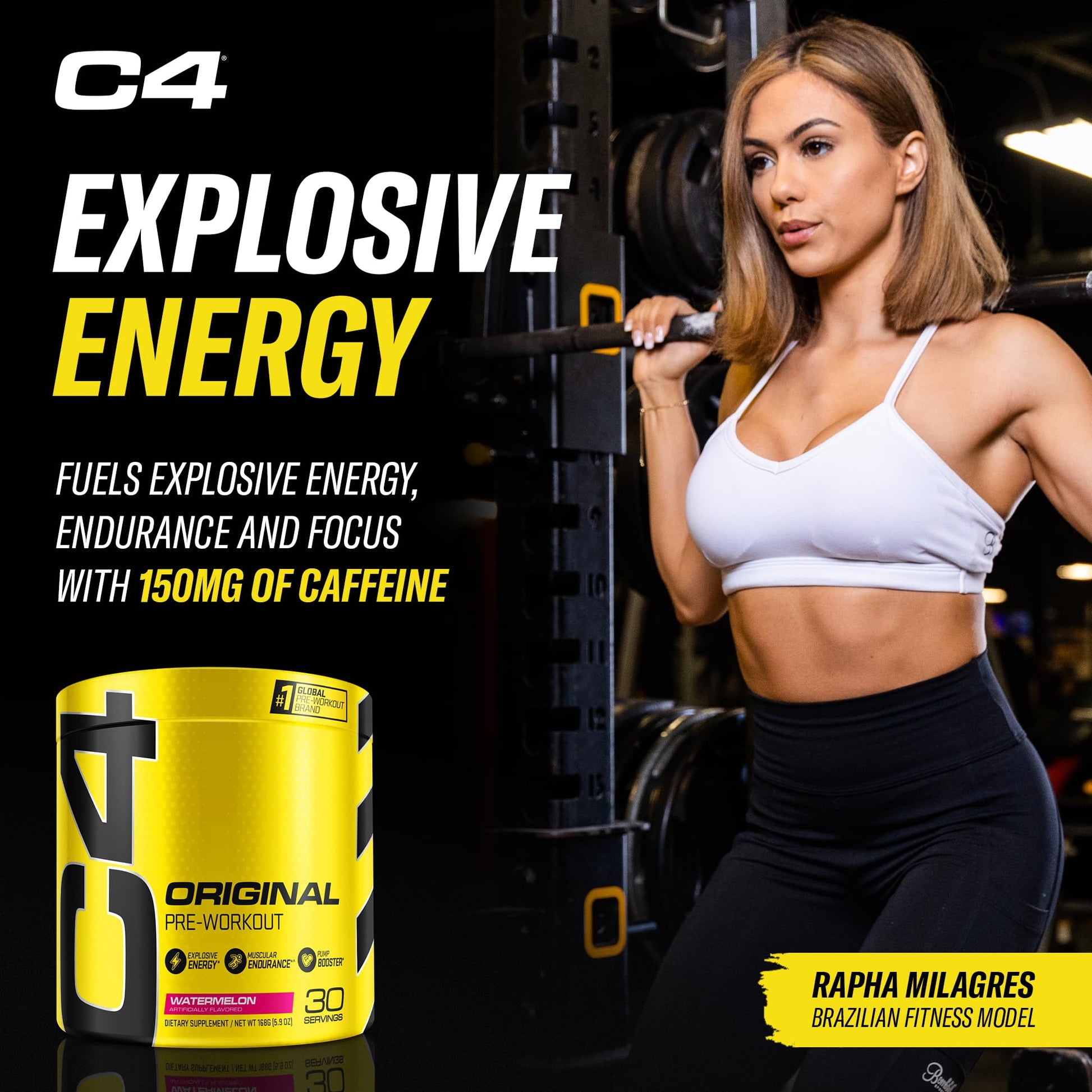 Cellucor C4 Original Pre Workout Powder Watermelon Sugar Free Preworkout Energy Cellucor uk supplements