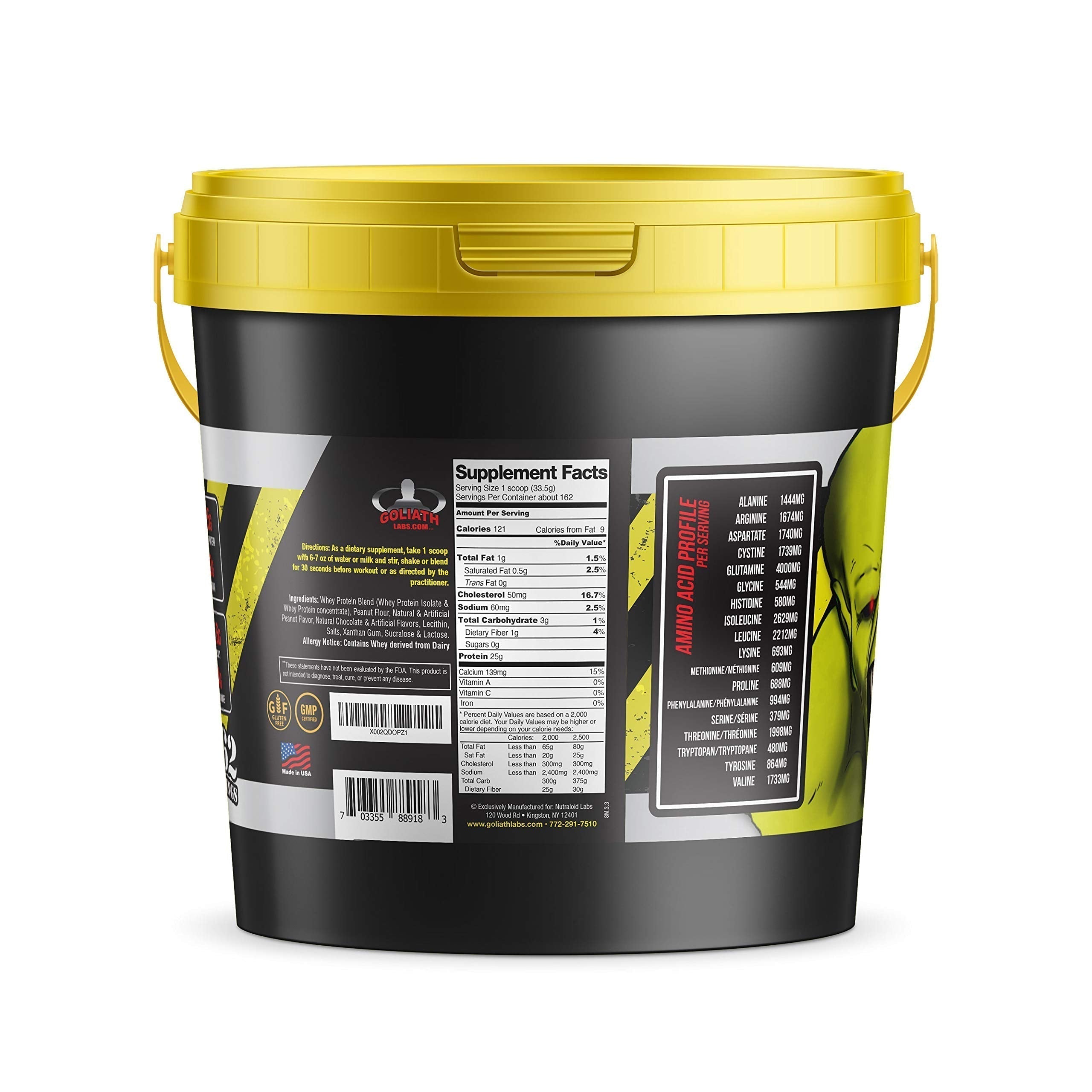 COLOSSAL LABS Muscle Growth Whey Protein [12 lbs/Pack of 1]–Peanut Butter Chocolate COLOSSAL LABS uk supplements