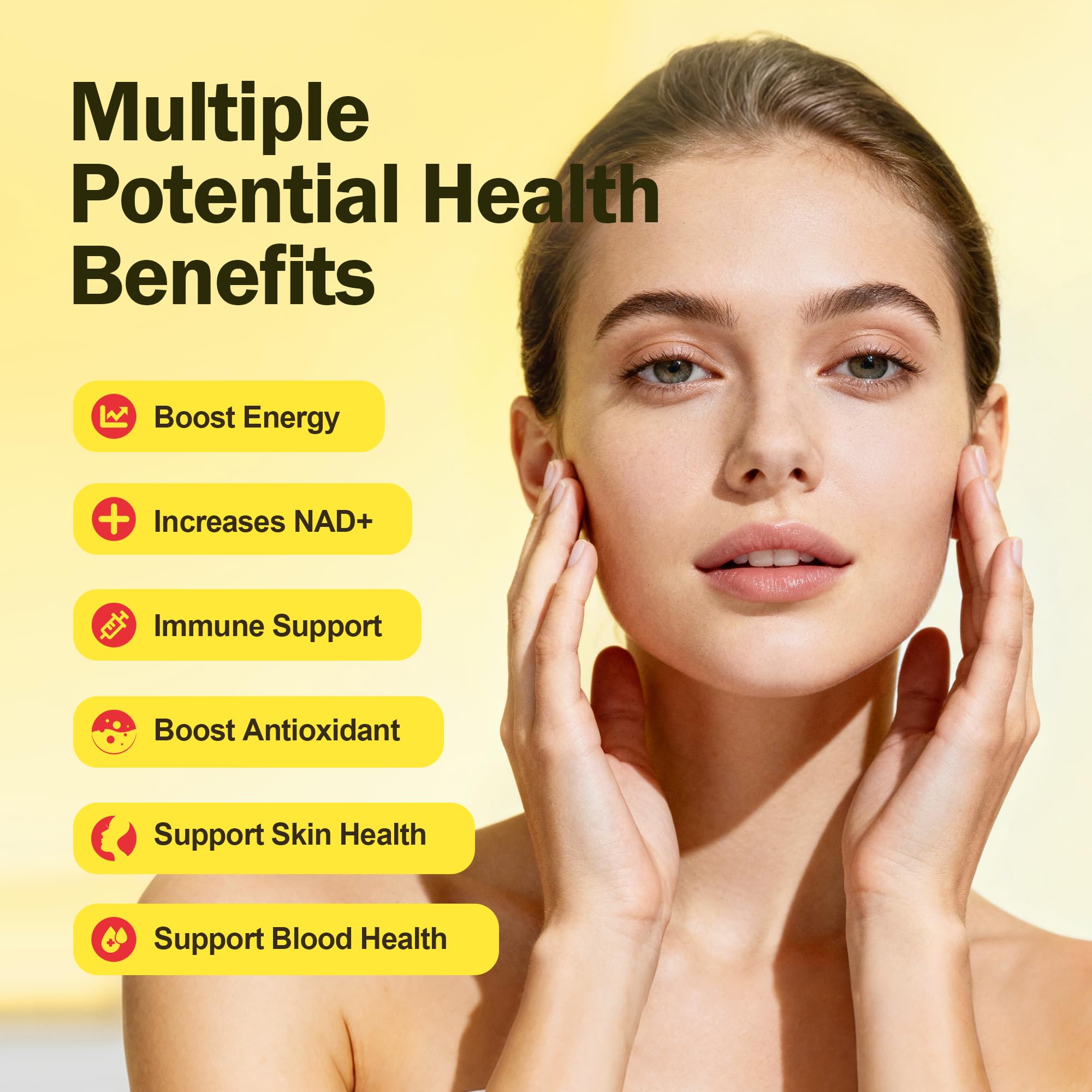 Liposomal NAD+ Liquid Supplement - Designed to Help Support Absorption - Nhanced Cellular Uptake, Helps Support Normal Cellular Health, Supports Cellular Energy Metabolism and Vitality - Lemon Flavor BAKAKOUL uk supplements