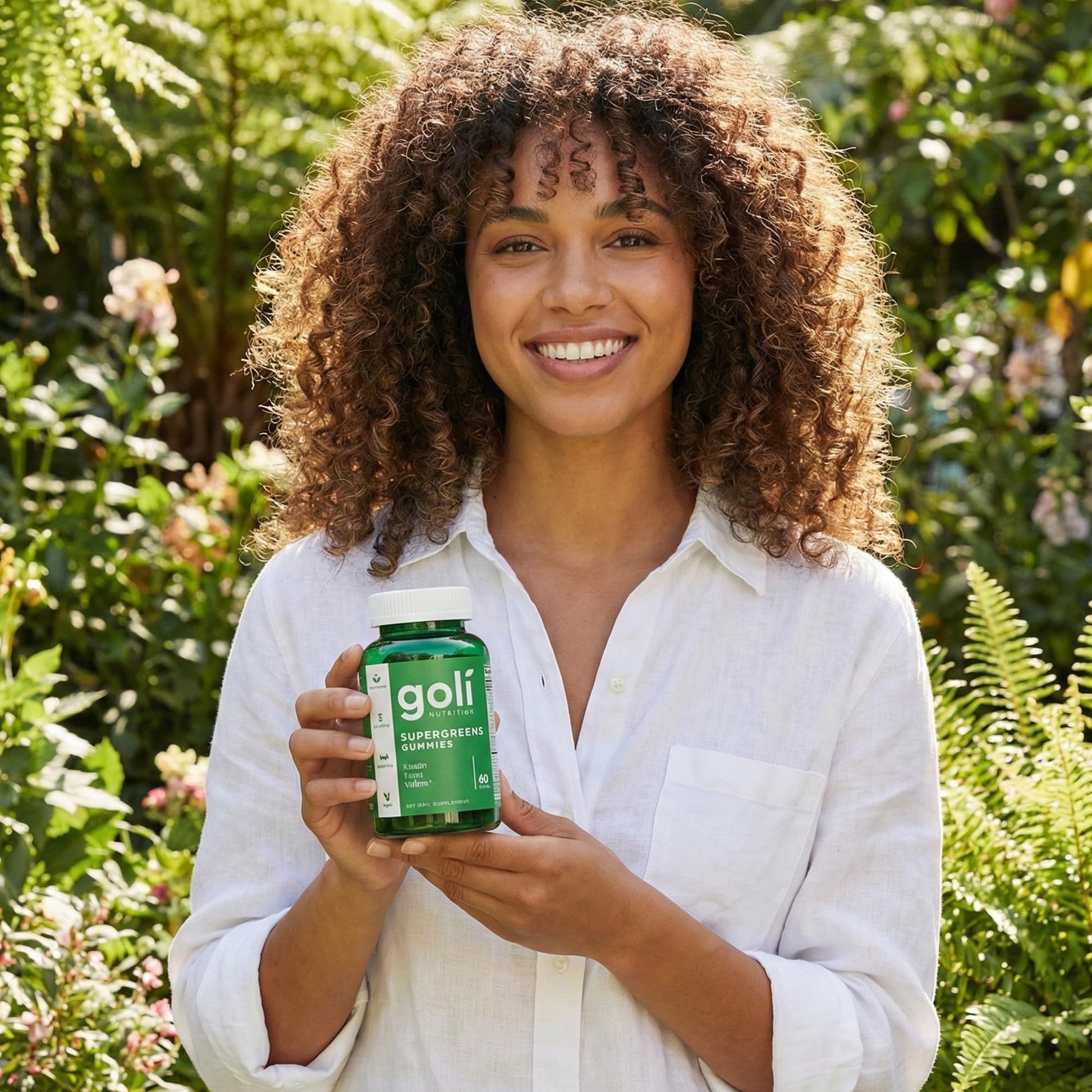 Goli Supergreens Gummies with Probiotics - Artichoke Leaf Extract, Spirulina, Kale, Vitamins A, B6, B12 - Vegan, Gluten-Free, Non-GMO Goli uk supplements
