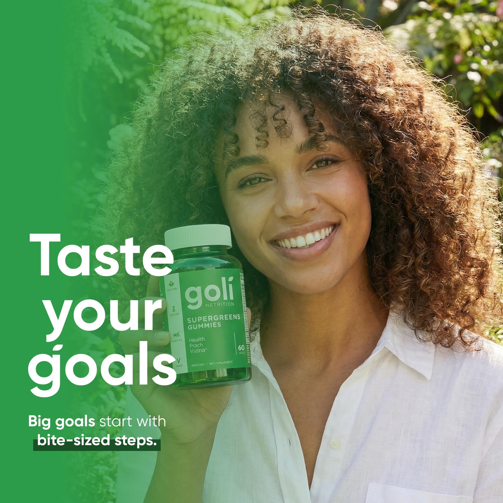 Goli Supergreens Gummies with Probiotics - Artichoke Leaf Extract, Spirulina, Kale, Vitamins A, B6, B12 - Vegan, Gluten-Free, Non-GMO Goli uk supplements