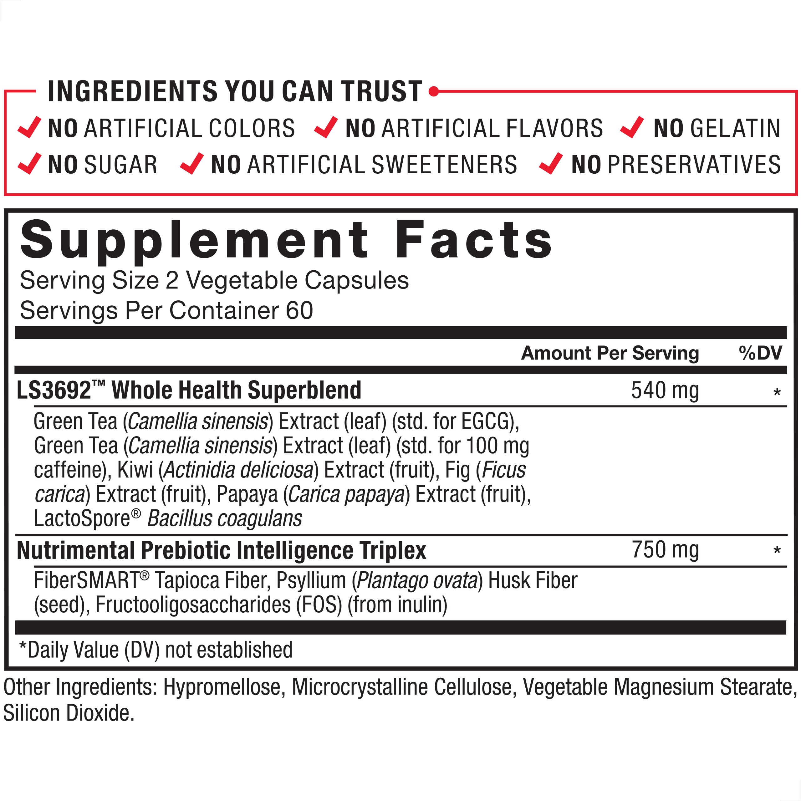 Force Factor ProbioSlim + Prebiotic Fiber Weight Loss Supplement for Women and Men Force Factor uk supplements