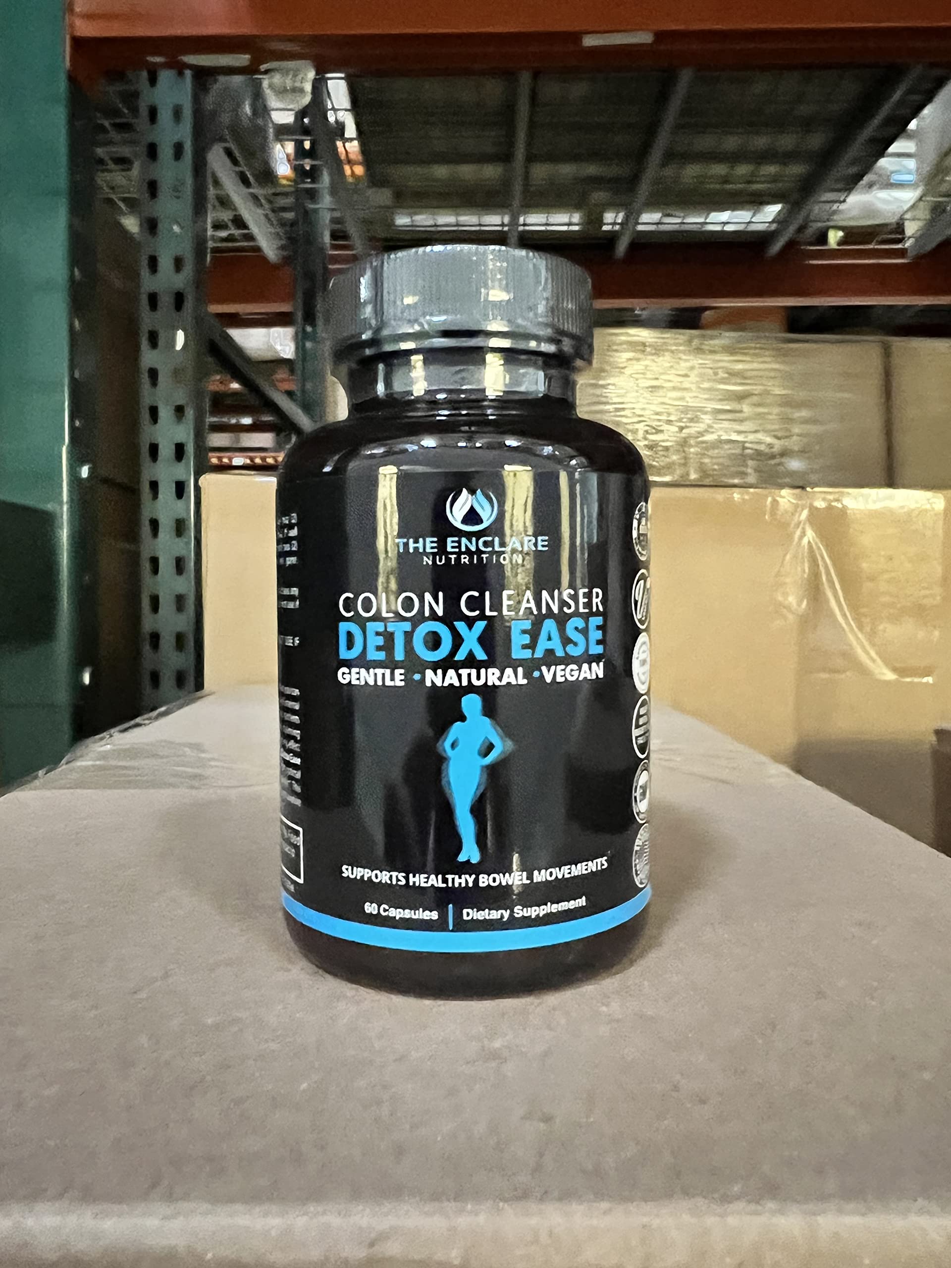 Detox Ease, Colon Cleanse Detox, Healthy Bowel Movements, Digestive Health, Urinary Tract THE ENCLARE NUTRITION uk supplements