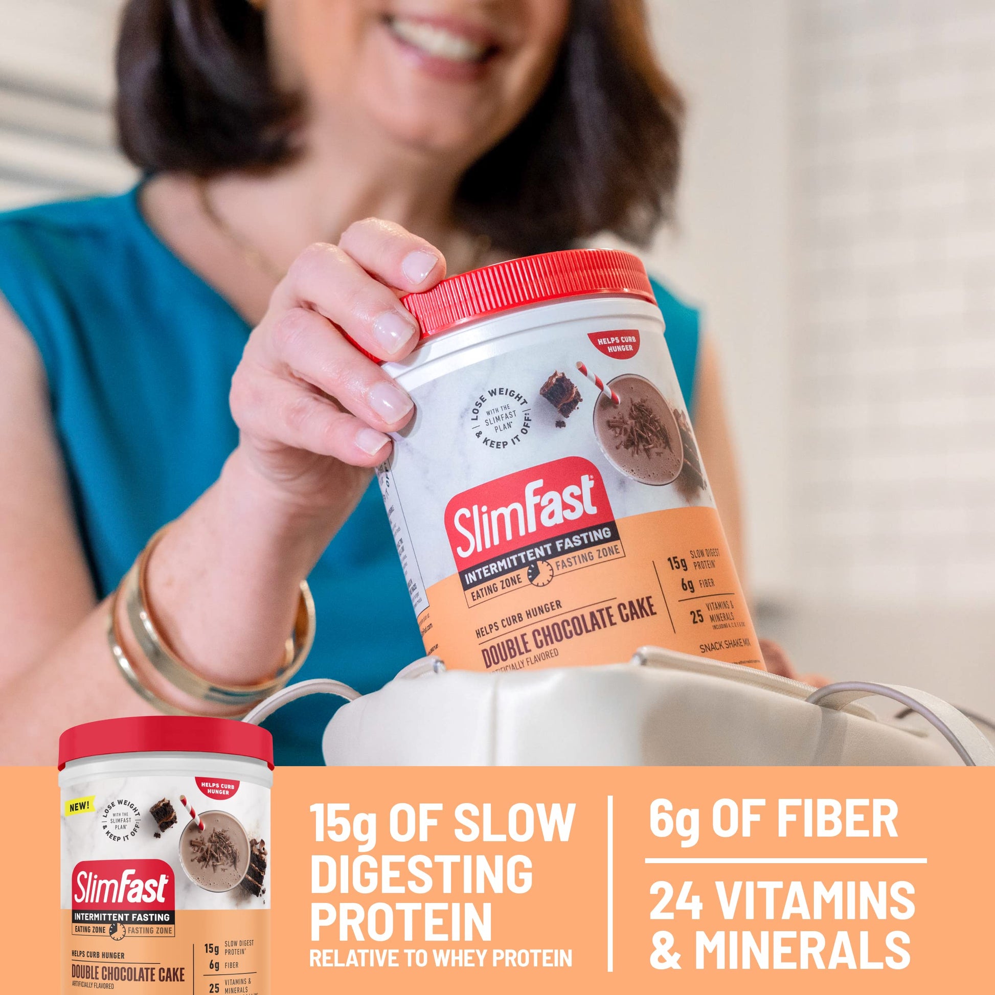 SlimFast Intermittent Fasting, Casein Protein Powder, Biotin with Vitamin & Mineral Bend SlimFast uk supplements
