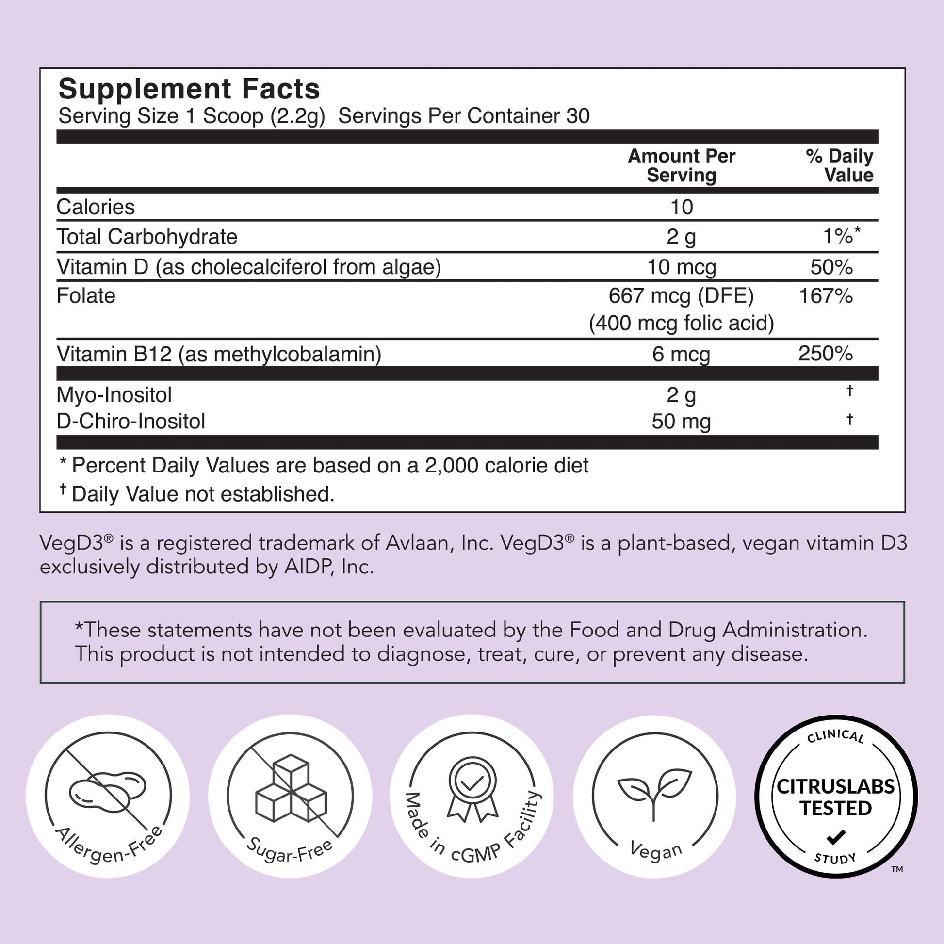 Rael Hormone Balance for Women, Inositol Powder Supplement - Vitamin B8, 40:1 Proven Ratio, Folic Acid for Ovarian Function (30 Servings) Rael uk supplements