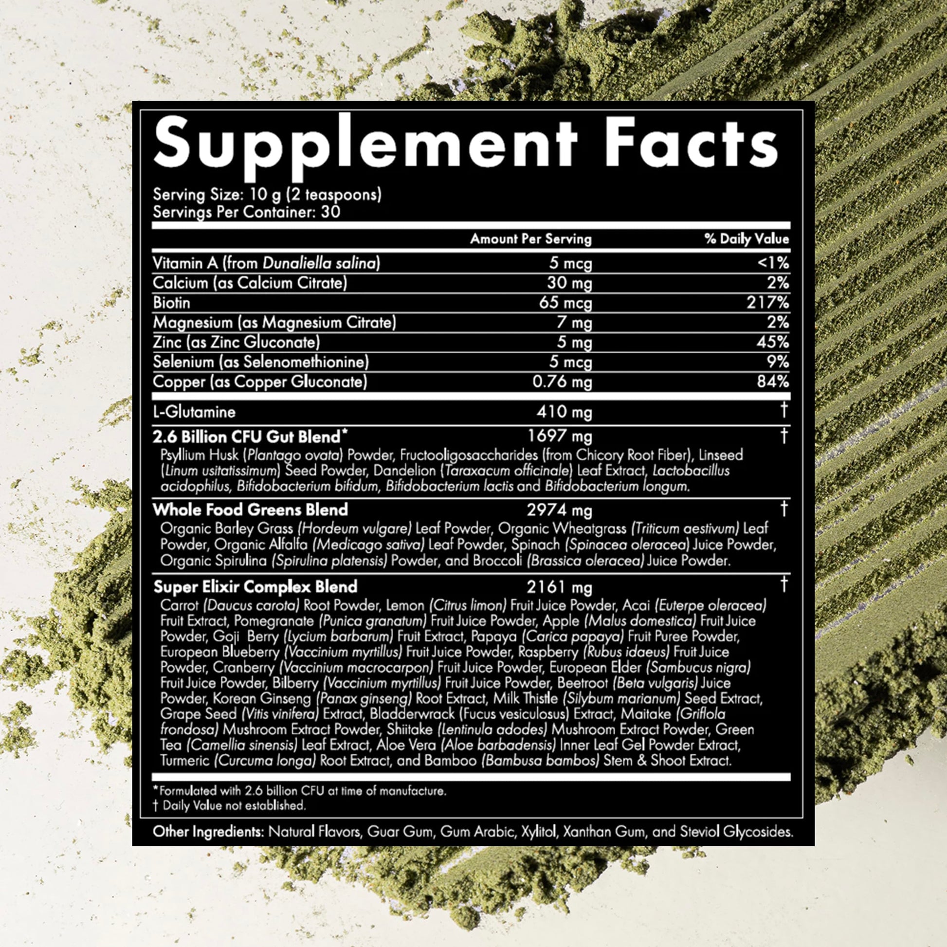 WelleCo The Super Elixir Daily Greens Powder, Probiotic Drink Mix with Whole Foods, Gluten Free, Vegan Gut Health Powder, Energy, Immunity, Healthy Skin, Hair & Nails (300g, Mixed Berry) WelleCo uk supplements