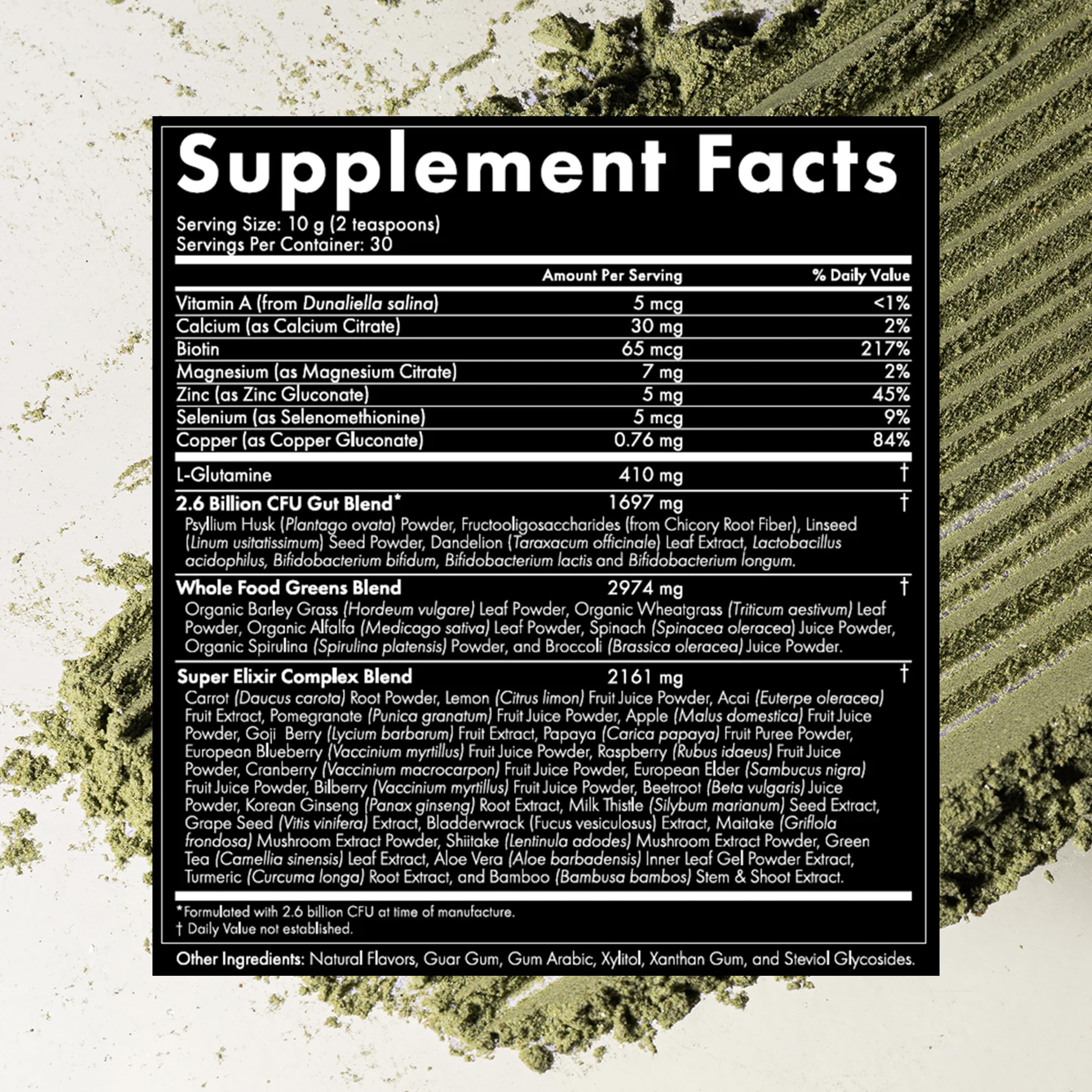 WelleCo The Super Elixir Daily Greens Powder, Probiotic Drink Mix with Whole Foods, Gluten Free, Vegan Gut Health Powder, Energy, Immunity, Healthy Skin, Hair & Nails (300g, Mixed Berry) WelleCo uk supplements
