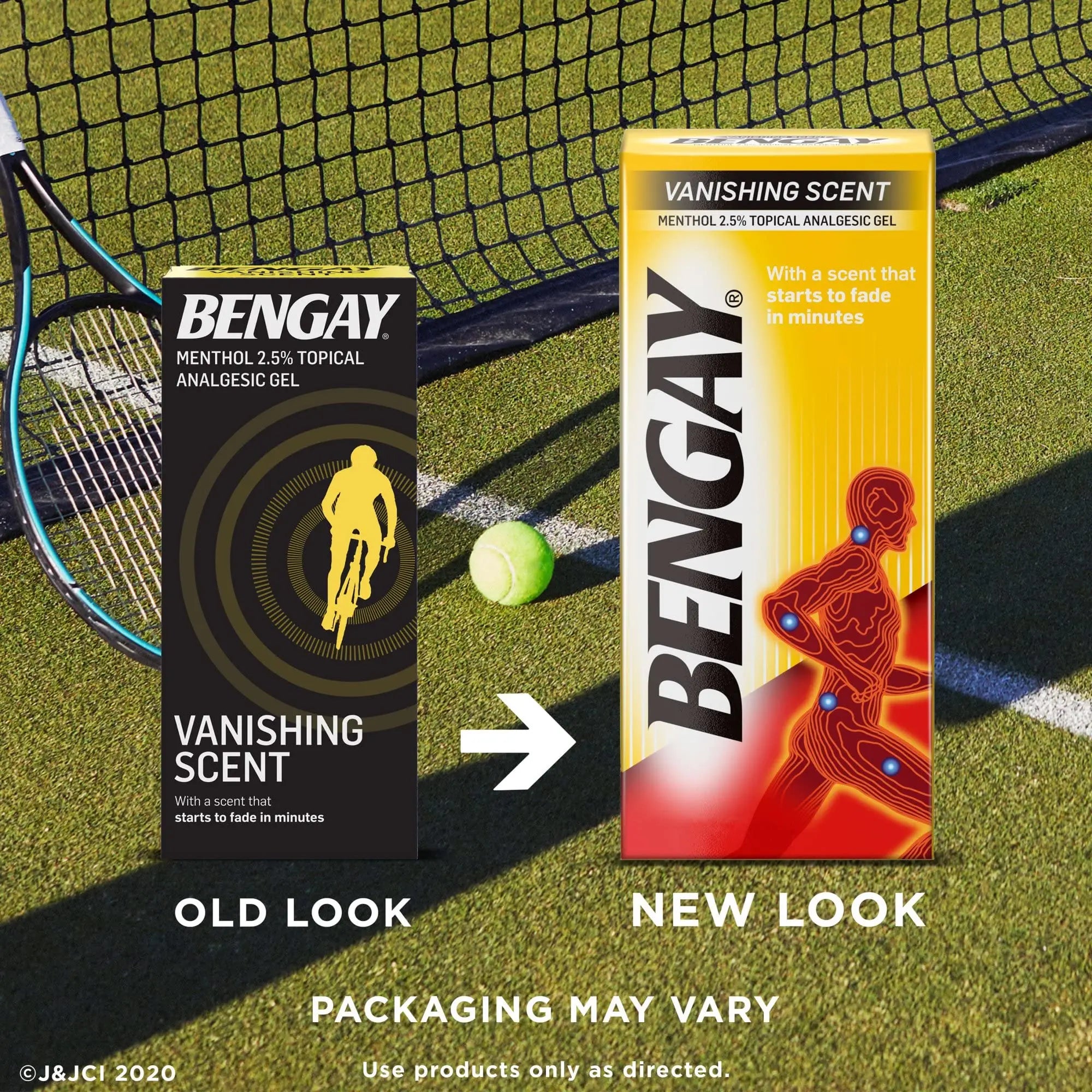 Ben Gay Vanish Scnt Size 2z Bengay Non-Greasy Vanishing Scent Pain Reliever Gel, Pack of 3 Johnson & Johnson uk supplements