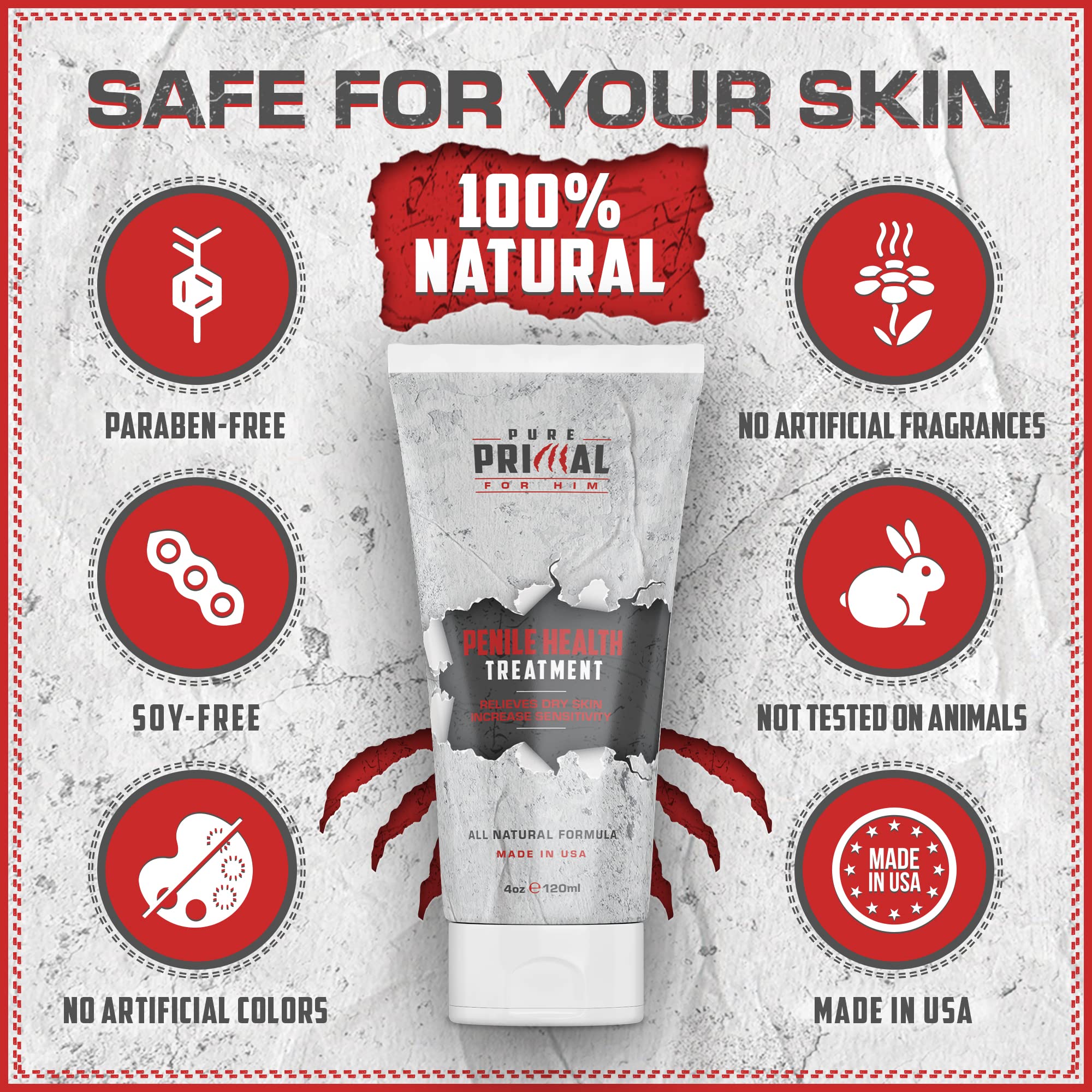 Pure Primal Premium Penile Health Cream - Advanced Moisturizing Penile Cream Pure Primal uk supplements