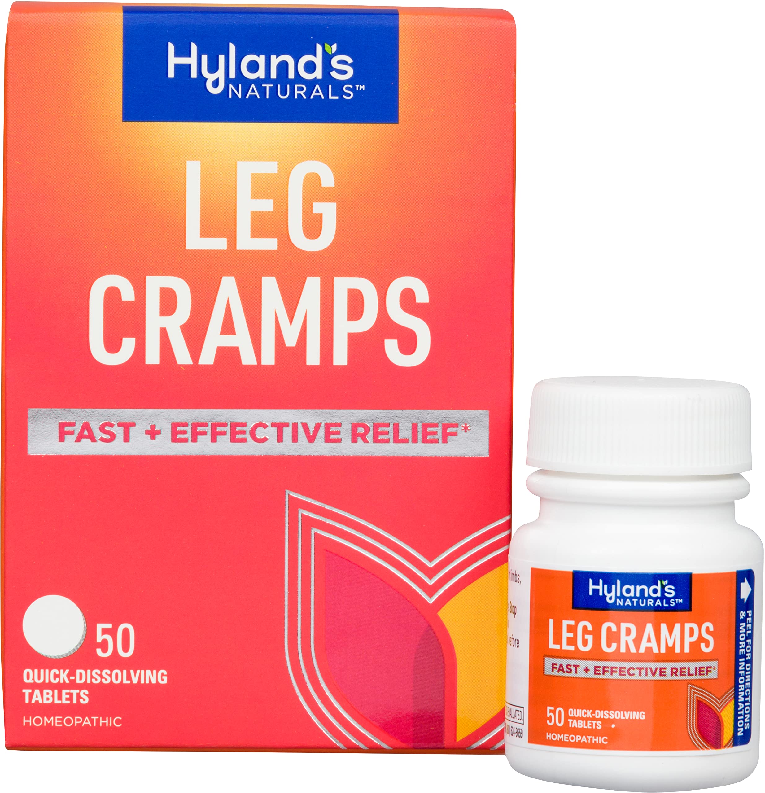 Hyland's Leg Cramps, Relief of Leg, Calf, Charley Horses, and Foot Cramps, 50 Quick-Dissolving Tablets Hyland's uk supplements