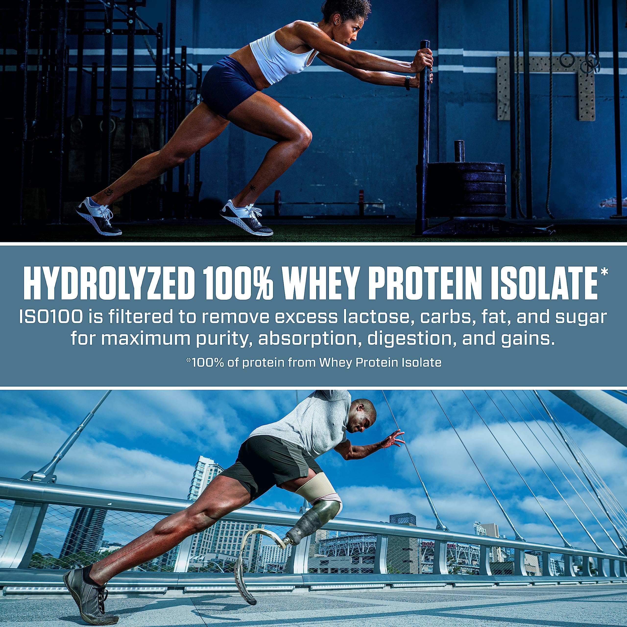 Dymatize ISO100 Hydrolyzed Protein Powder, 100% Whey Isolate Protein, 25g of Protein Dymatize uk supplements