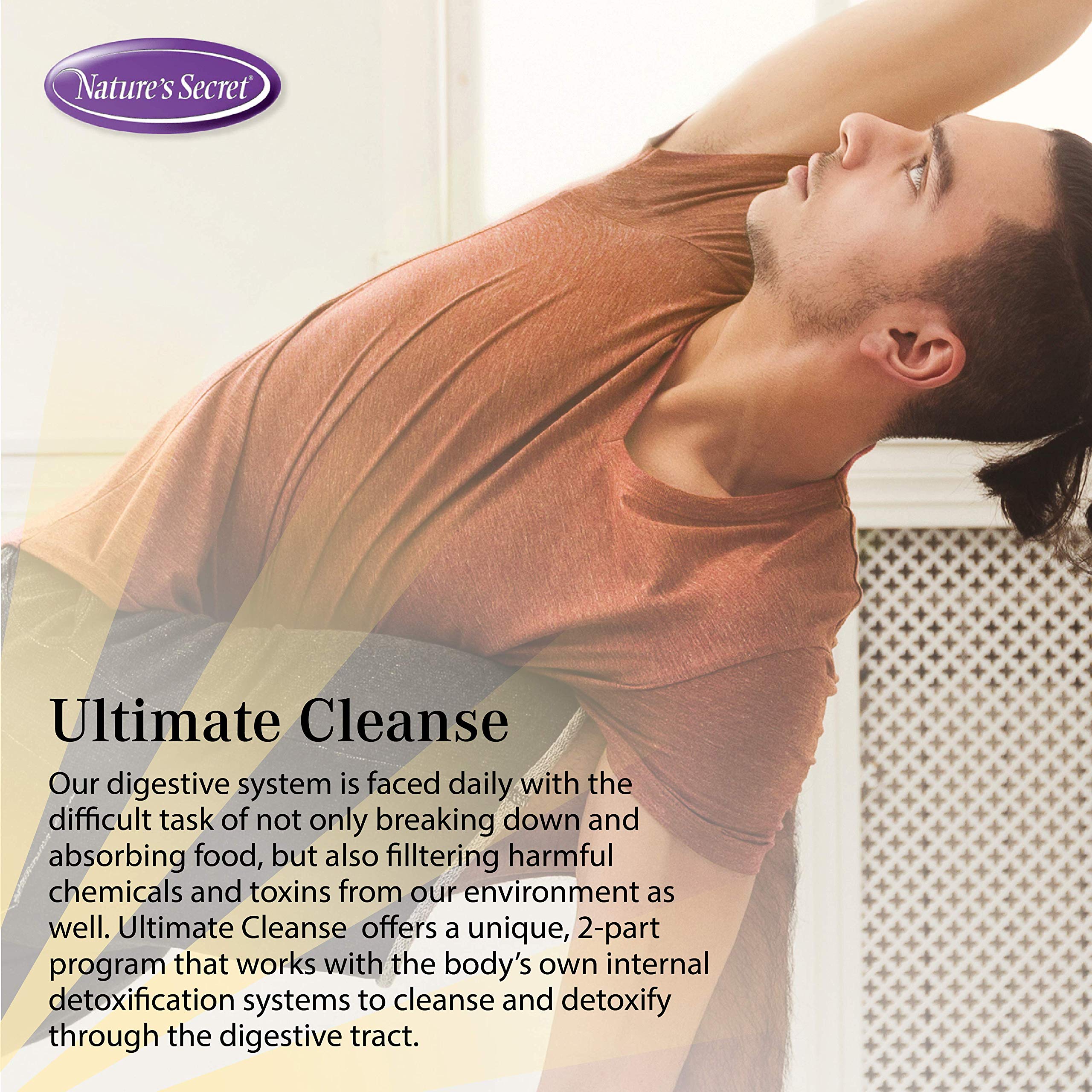 Nature's Secret Ultimate Cleanse 2-Part Total Body Detoxification & Elimination Supports Nature's Secret uk supplements