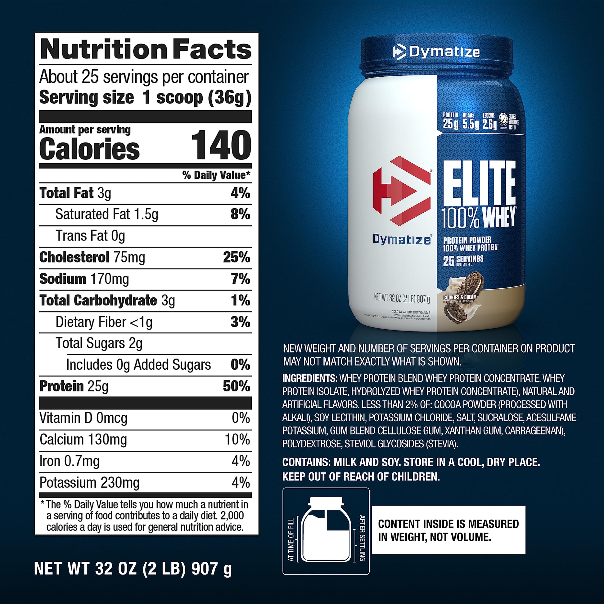Dymatize Elite 100% Whey Protein Powder, Quick Absorbing & Fast Digesting for Optimal Dymatize uk supplements