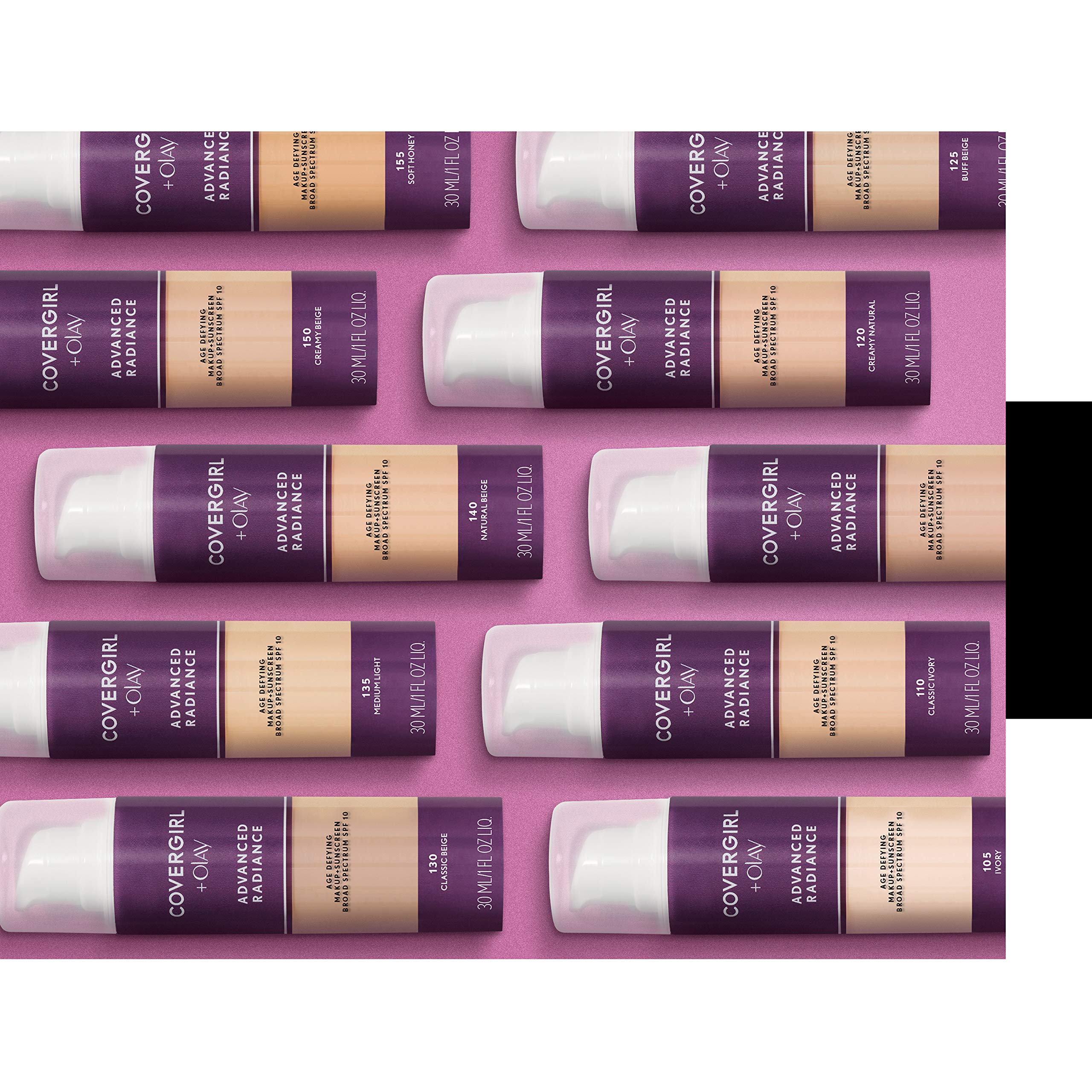 COVERGIRL Advanced Radiance Age-Defying Foundation Makeup, Classic Beige, 1 oz (Packaging May Vary) COVERGIRL uk supplements