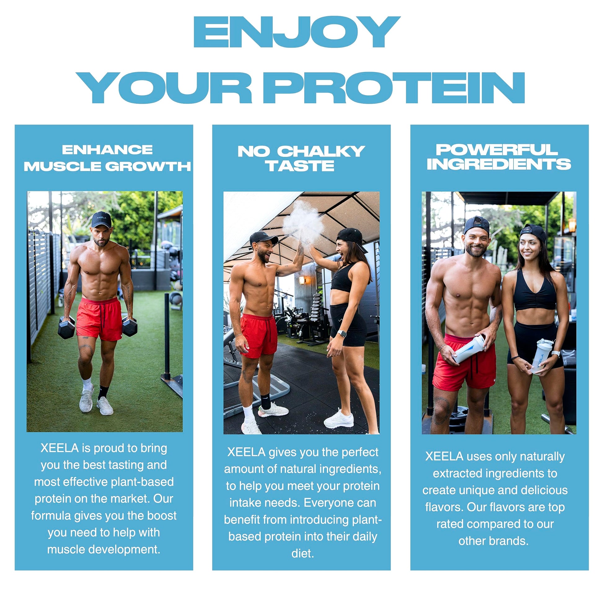 XEELA Plant Based Vegan Protein Powder - Independently Tested - 25g High Protein XEELA uk supplements