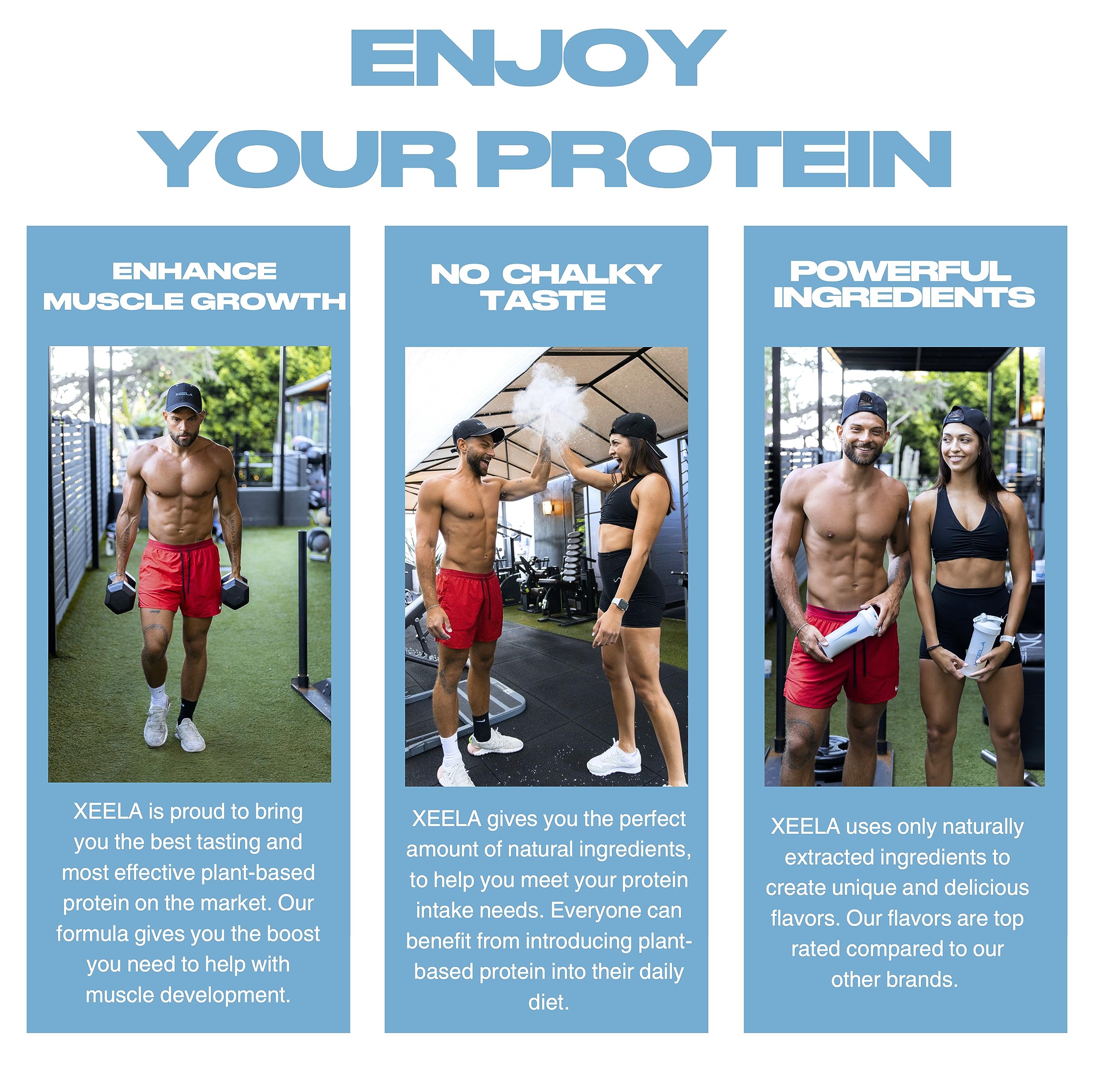 XEELA Plant Based Vegan Protein Powder - Independently Tested - 25g High Protein XEELA uk supplements