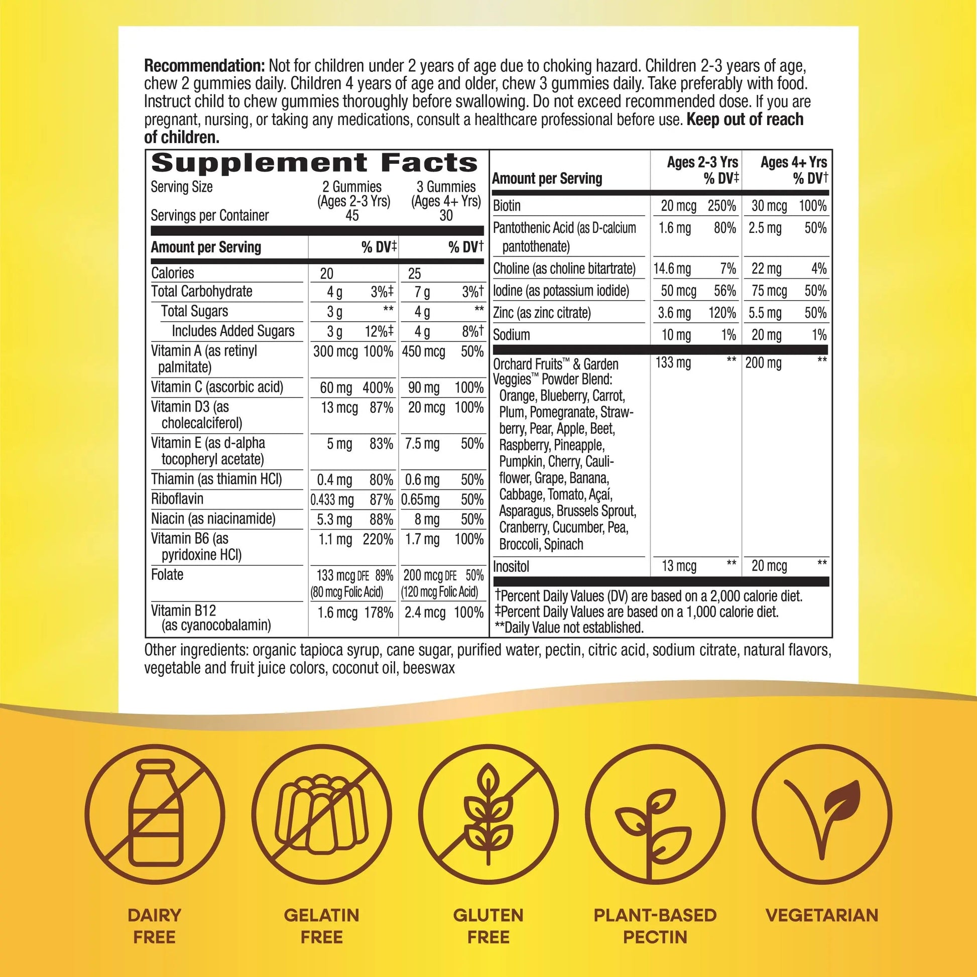 Nature's Way Alive! Children's Premium Gummy Multivitamin, Gluten Free, Made with Pectin, 90 Gummies Nature's Way uk supplements