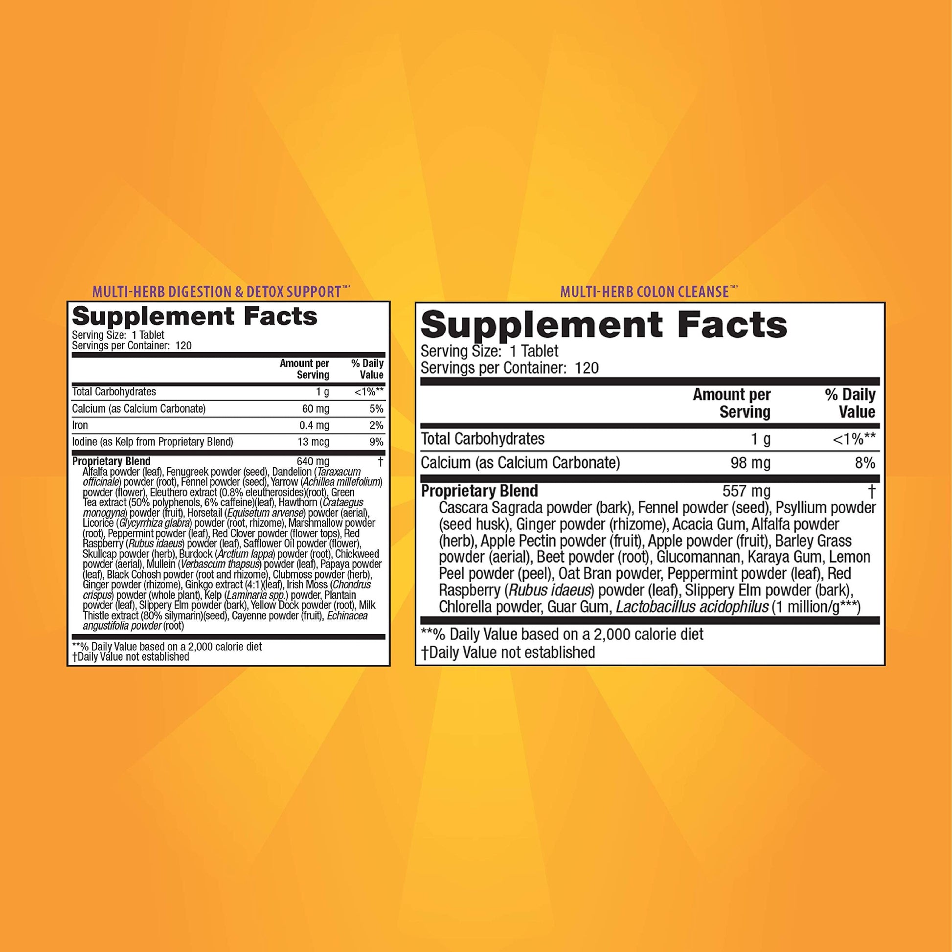Nature's Secret Ultimate Cleanse 2-Part Total Body Detoxification & Elimination Supports Nature's Secret uk supplements