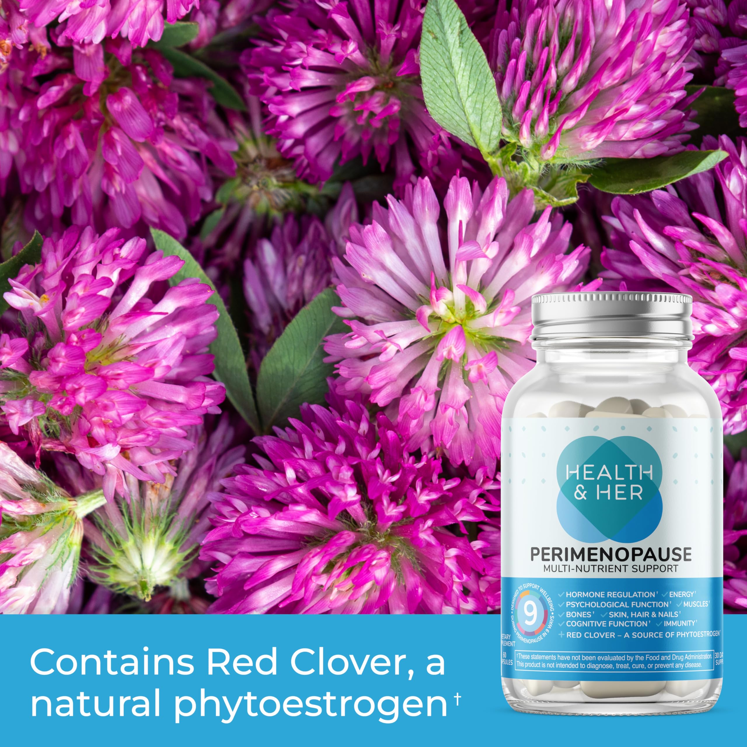 Health & Her Perimenopause & Mind+ - Multi-Nutrient and Cognitive Function Support Bundle (1-Month Supply) Health and Her uk supplements