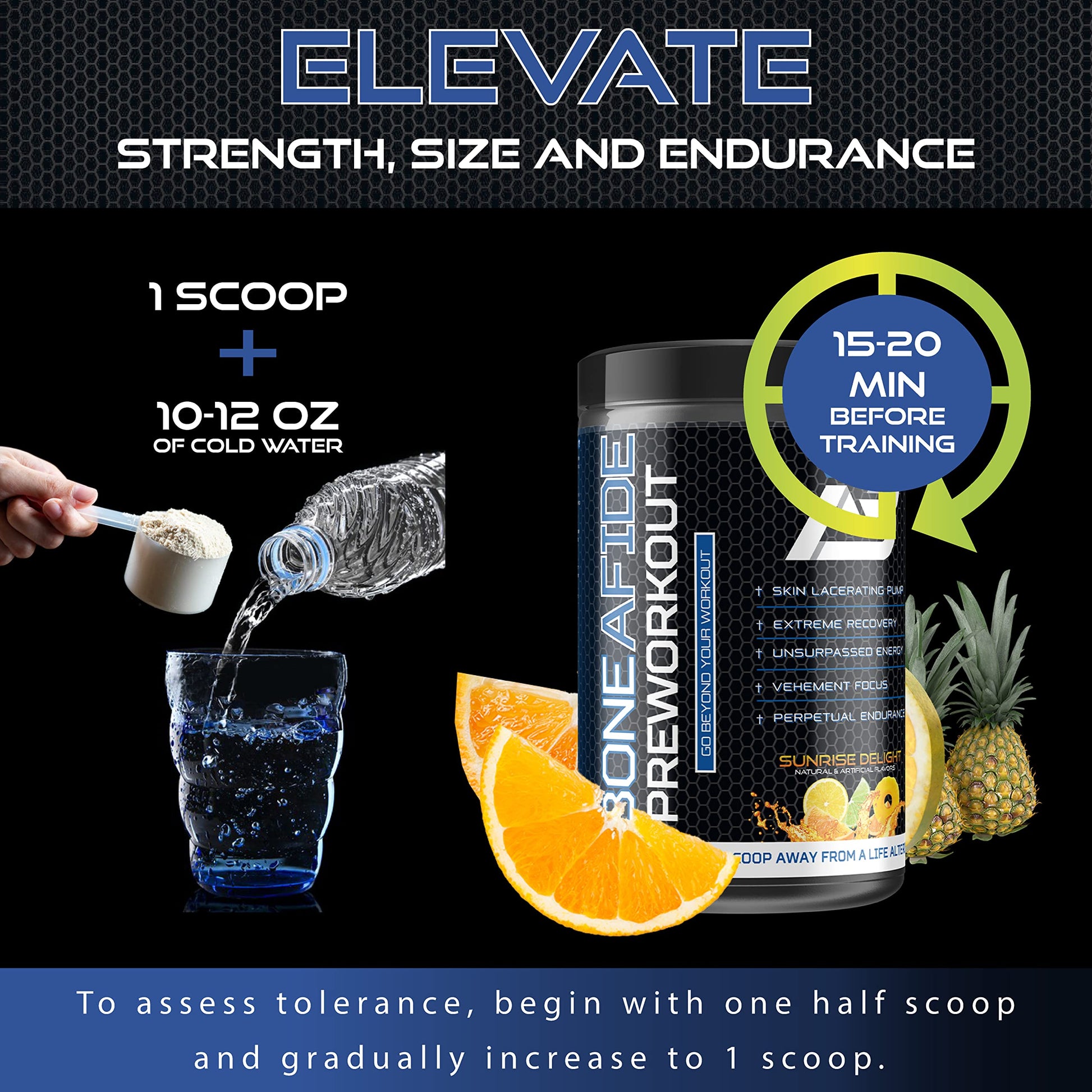 Boneafide Preworkout (Sunrise Delight) Boneafide Nutrition uk supplements
