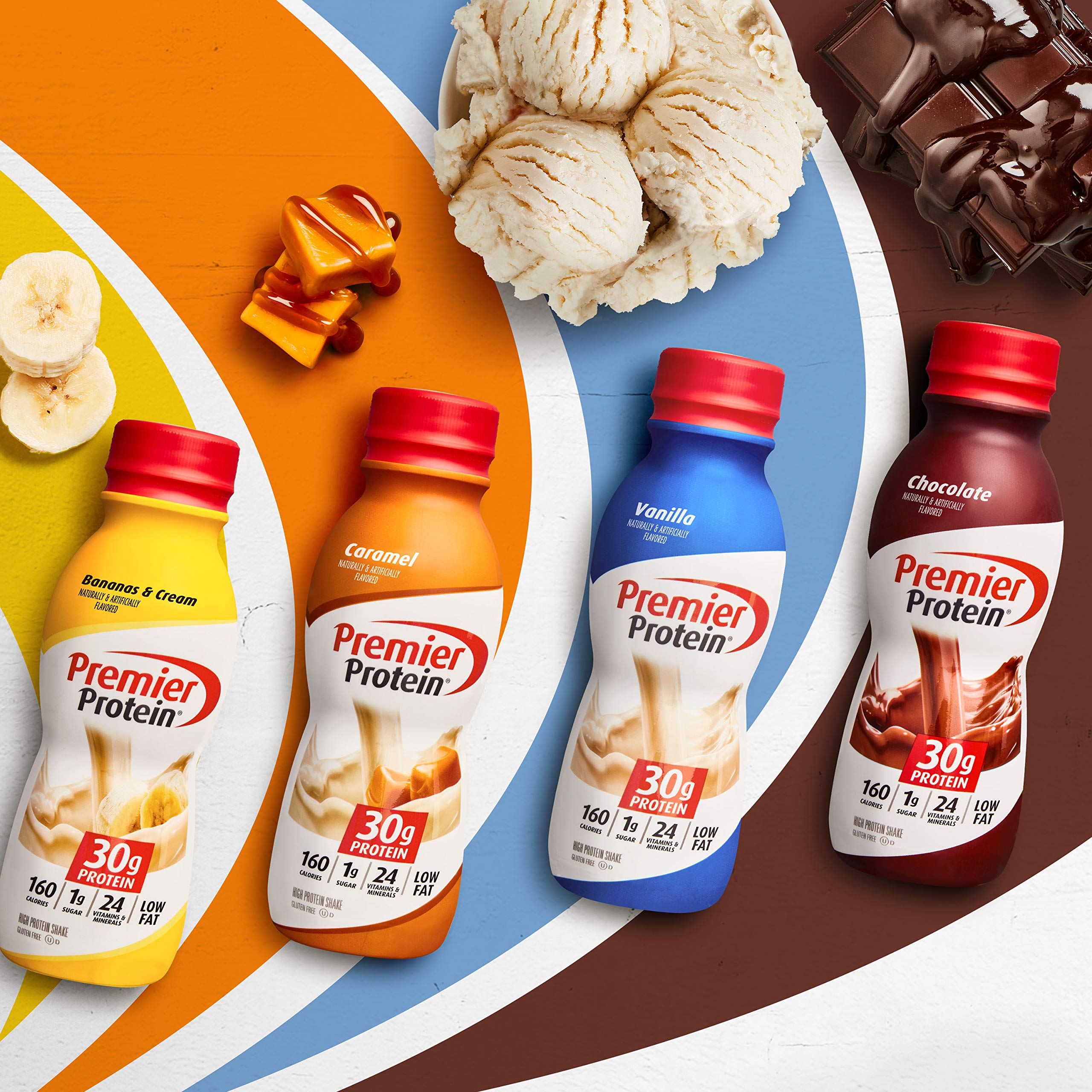 Premier Protein Shake, 30g Protein, 1g Sugar,24 Vitamins&Minerals Nutrients to Support Premier Protein uk supplements