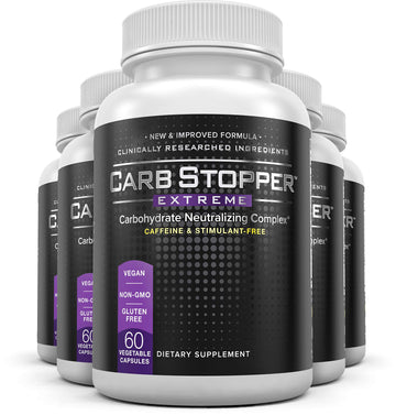 Carb Stopper Extreme (5 Bottles Maximum Strength, Natural Carbohydrate and Starch Carb Stopper Extreme uk supplements