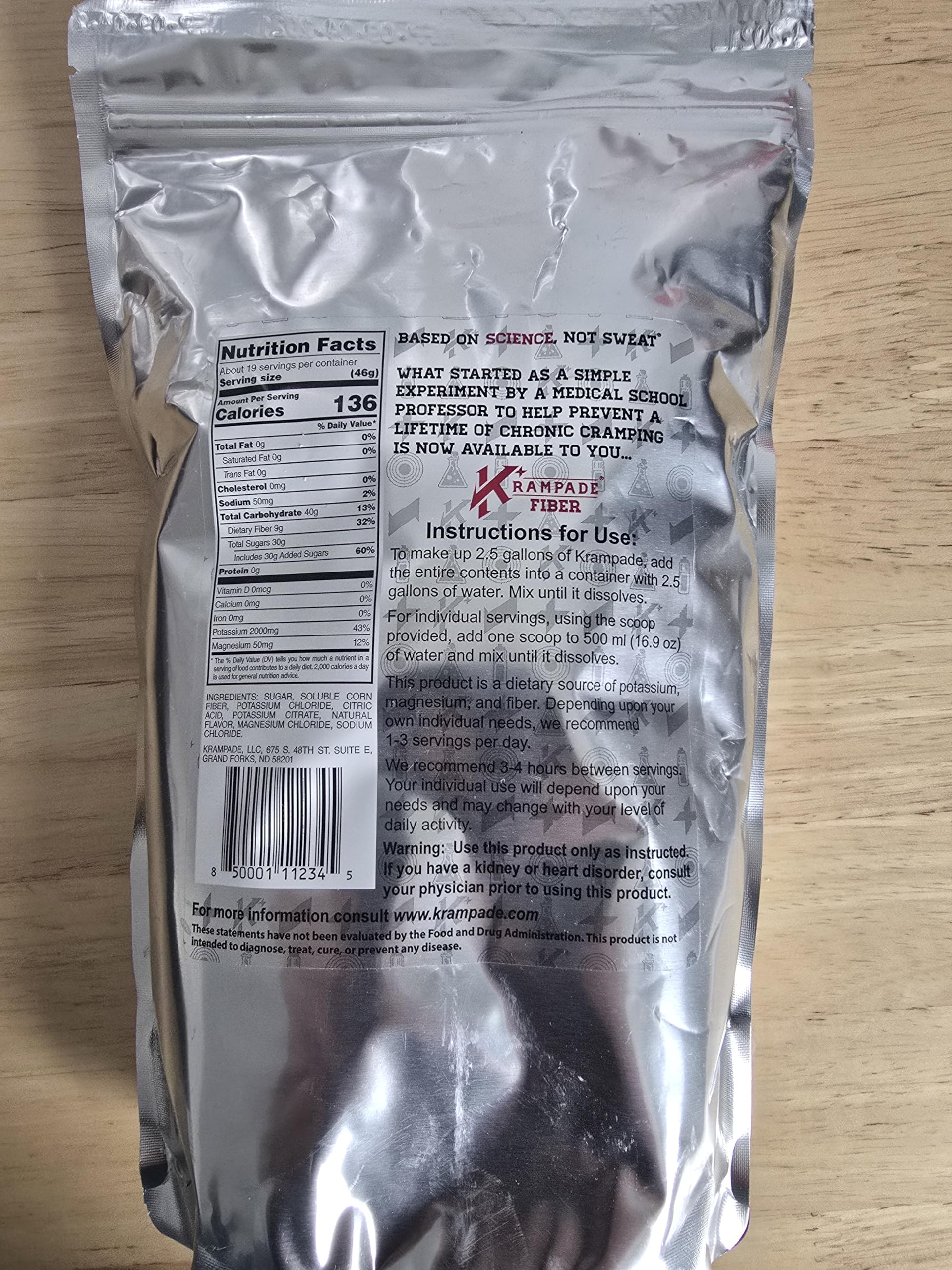 Krampade Original Lemon Lime 4K, 4000 mg Potassium Instant Cramp Relief Electrolyte Drink Powder | Designed for Athletes and Crampers | 19-Serving Resealable Pouch Krampade uk supplements