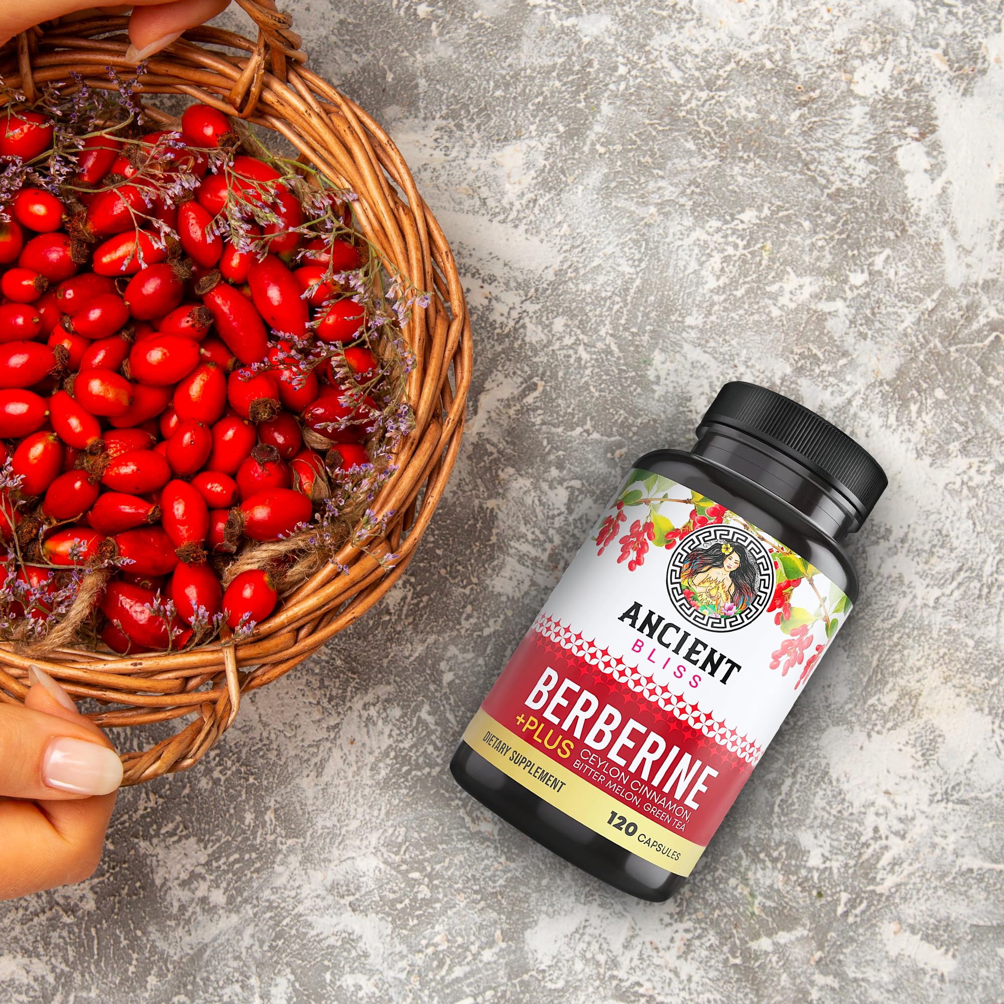 Ancient Bliss Berberine HCL 1200mg with Ceylon Cinnamon, Bitter Melon, and Green Tea Ancient Bliss uk supplements