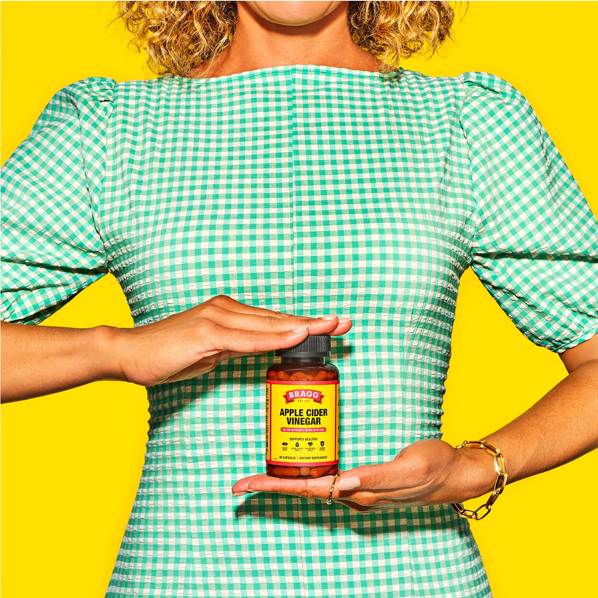 Bragg Apple Cider Vinegar Capsules - Vitamin D3 & Zinc - 750mg of Acetic Acid – Immune Bragg uk supplements