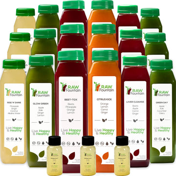 3 Day Juice Cleanse by Raw Fountain, All Natural Raw Detox Cleanse, Liquid Juice Diet Raw Fountain uk supplements