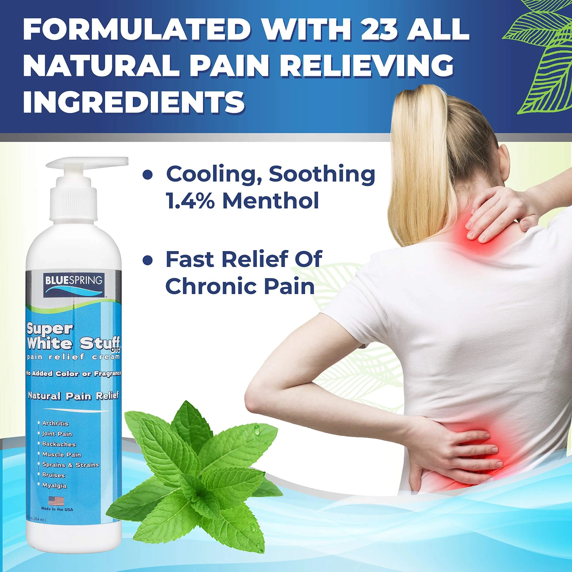 Emu Therapy Super White Stuff OTC 12-oz. Pump Bottle - Natural, Made in USA, Paraben-Free, Works in As Little As 5 Minutes for Joint/Muscle Pain, Backaches, Sprains/Strains, Bruises & More Emu Therapy uk supplements