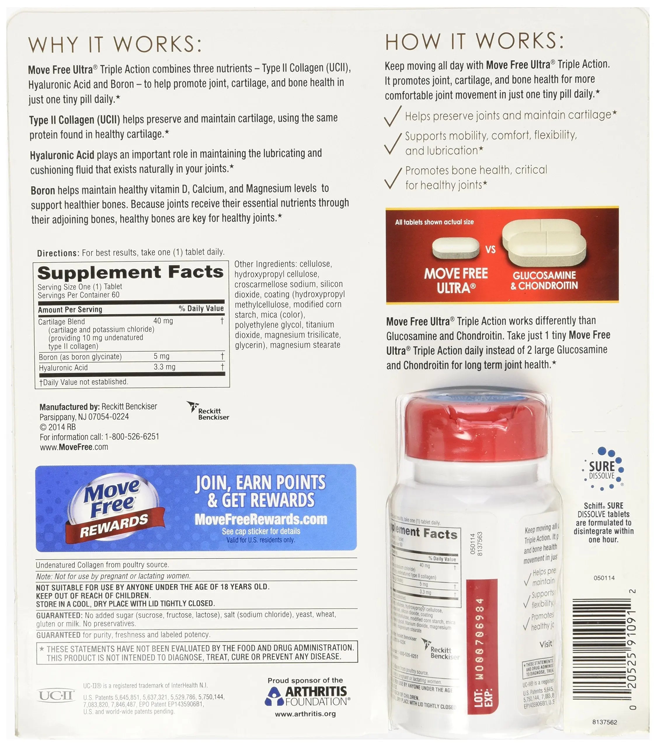 Schiff Move Free Ultra (60 ct.) Schiff uk supplements