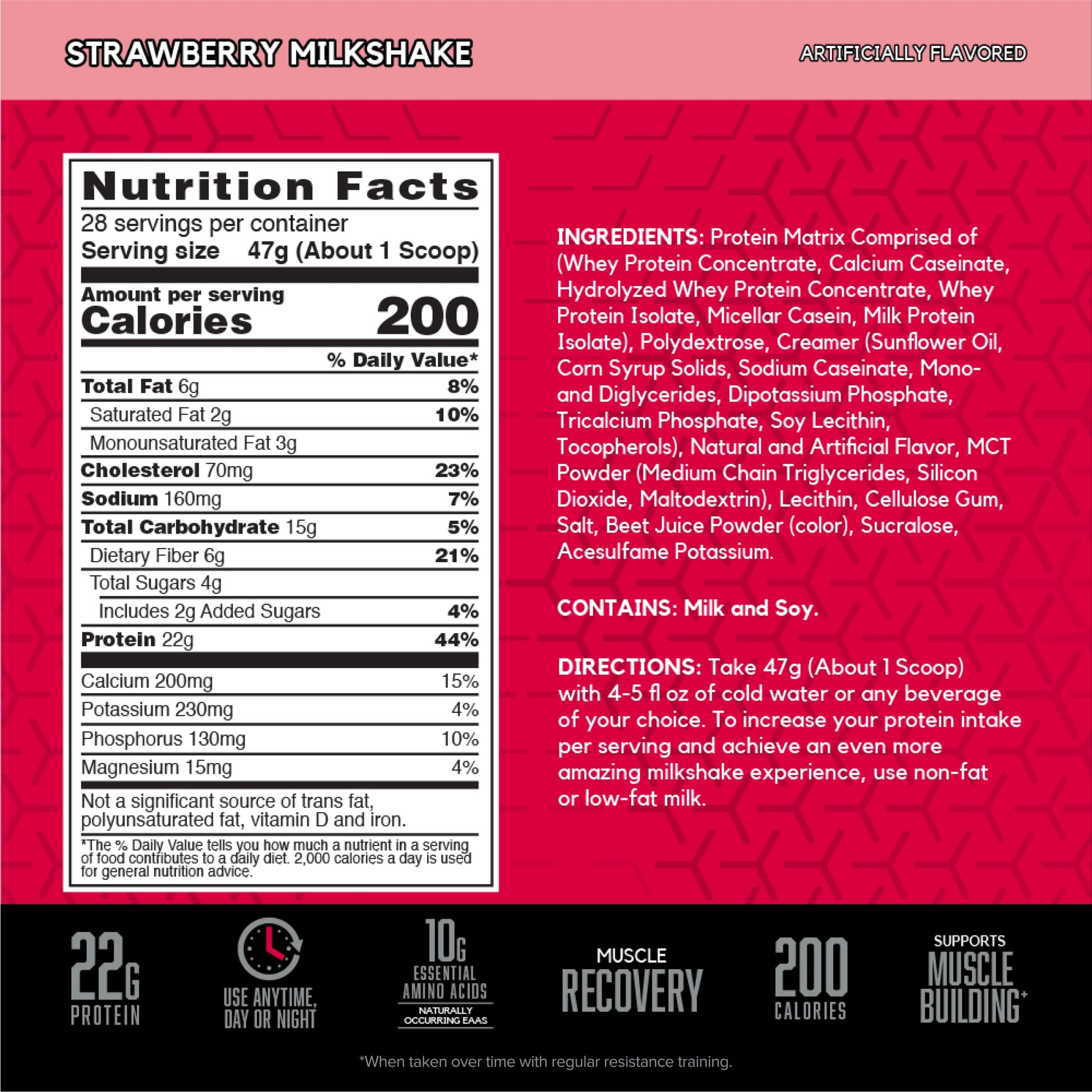 BSN SYNTHA-6 Whey Protein Powder, Strawberry Protein Powder with Micellar Casein BSN uk supplements