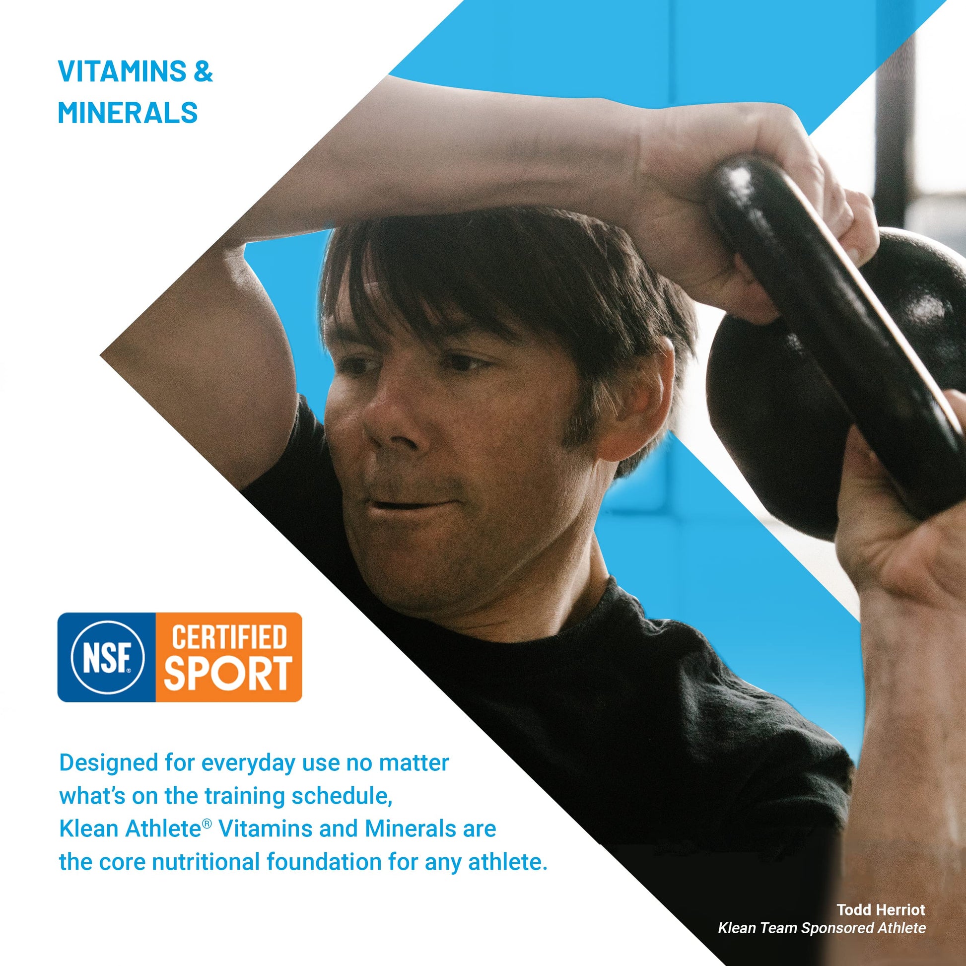 Klean Athlete Klean Sport Pack - Contains Magnesium Glycinate, Vitamin D & Omega-3 - Supports Muscle, Joint & Immune Health - NSF Certified - Daily Nutritional Supplement for Athletes - 30 Packets Klean Athlete uk supplements