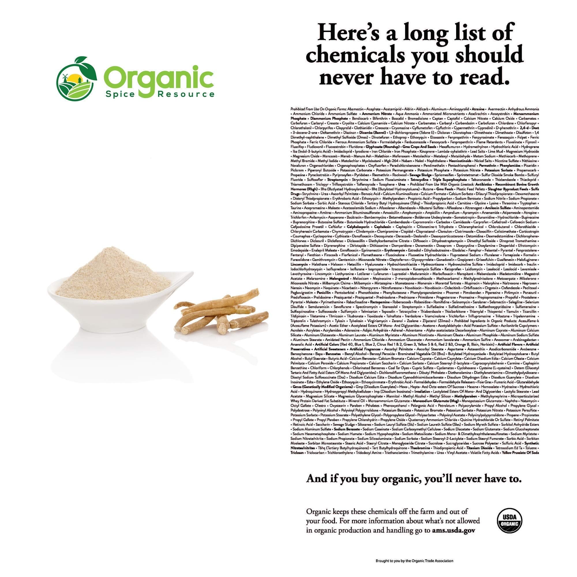 Organic Ashwagandha Root Powder - 1.10 lbs (17.64 oz) | Resealable Kraft Bag,Non-GMO, Indian Ginseng, Withania Somnifera -100% Raw from India, by SHOPOSR Organic Spice Resource uk supplements