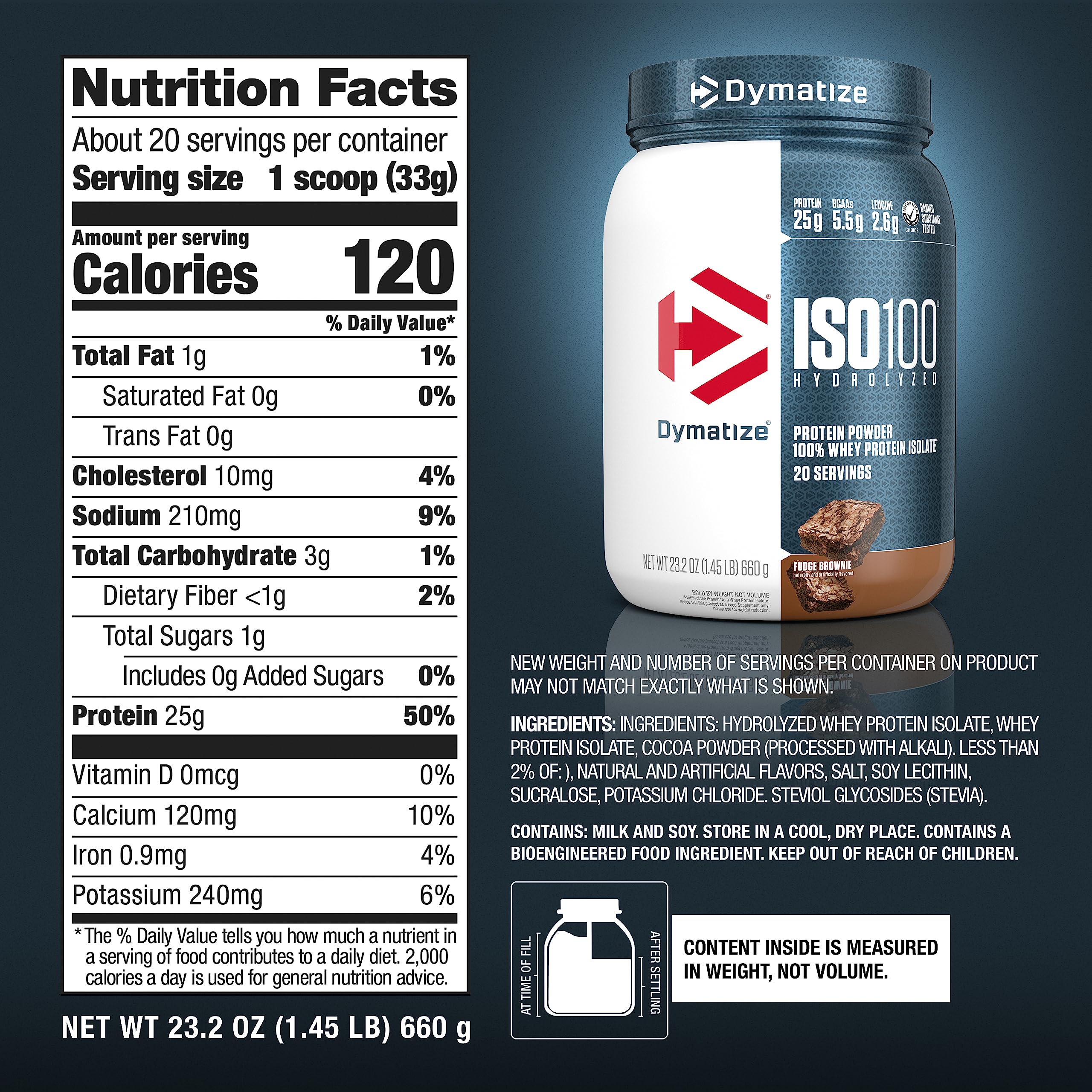 Dymatize ISO100 Hydrolyzed Protein Powder, 100% Whey Isolate Protein, 25g of Protein Dymatize uk supplements