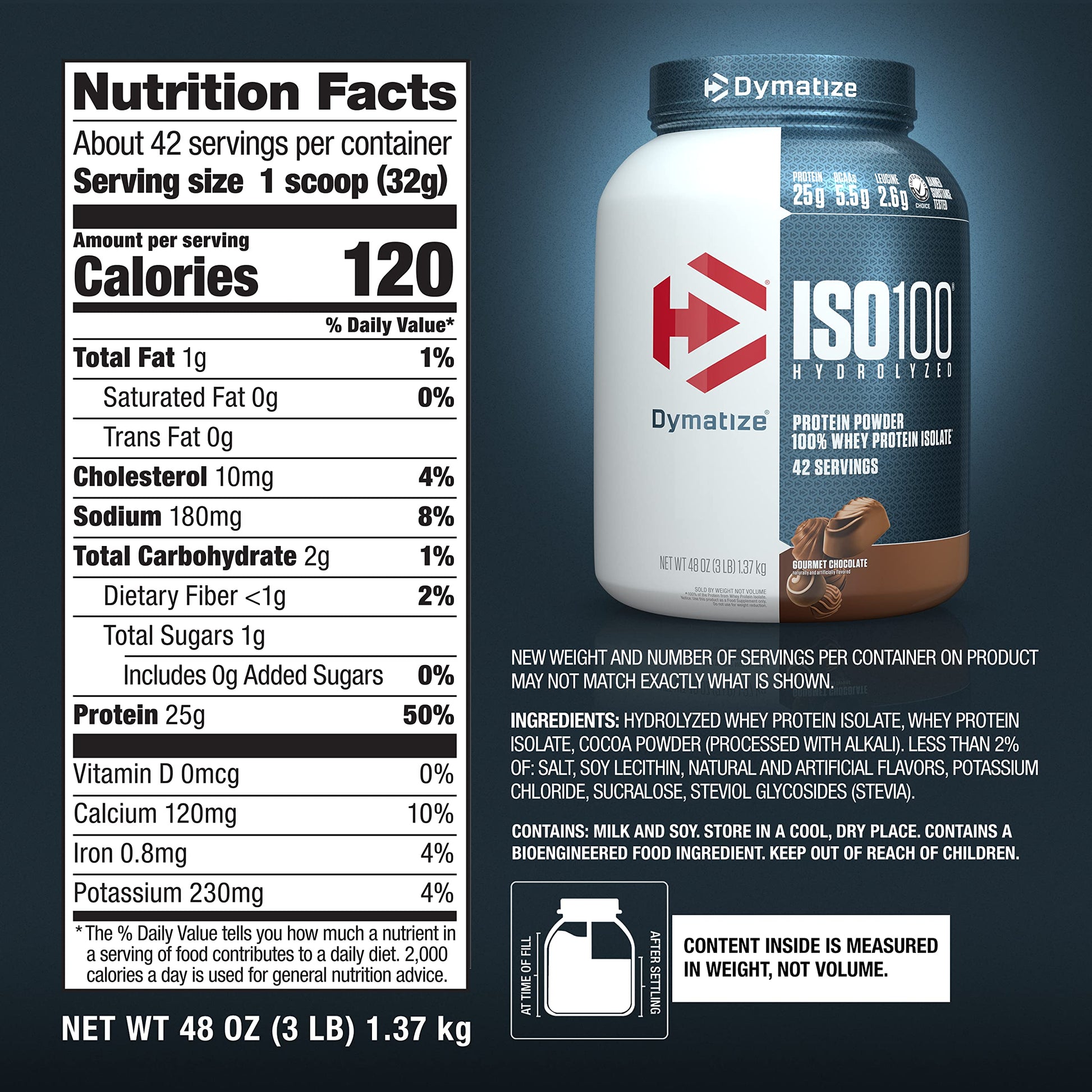Dymatize ISO100 Hydrolyzed Protein Powder, 100% Whey Isolate Protein, 25g of Protein Dymatize uk supplements