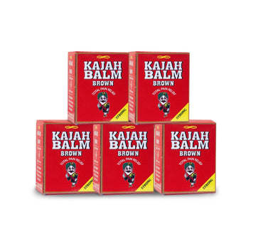 Kajah Brown Balm 10Gms (Pack of 5) Rajah uk supplements