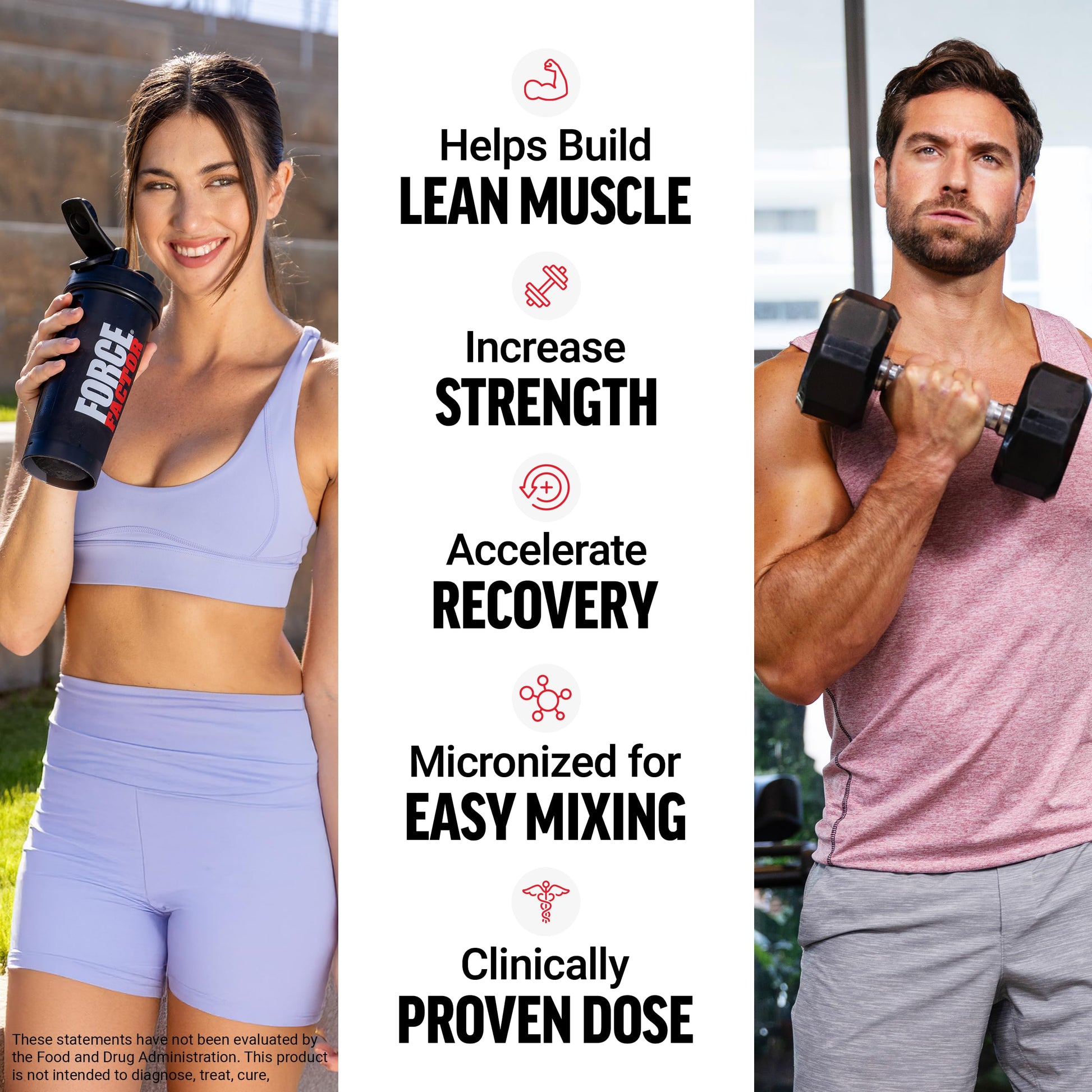 Force Factor Creatine Monohydrate Powder, 5g Micronized Dose to Support Muscle Growth, Strength, Recovery, Cognitive Health & Memory, Unflavored, 200 Servings Force Factor uk supplements