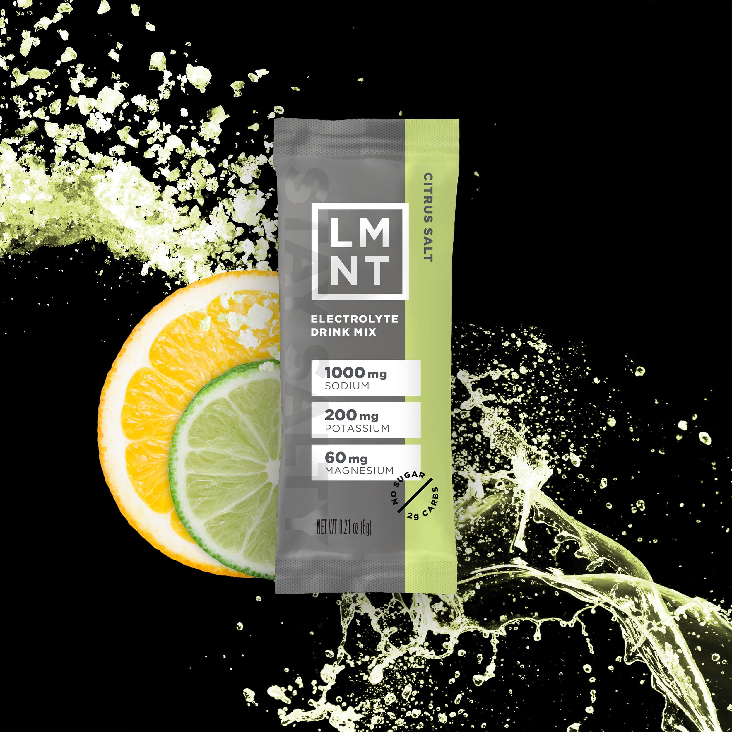 LMNT Zero-Sugar Electrolytes - Citrus Salt - Hydration Powder Packets | No Dodgy Ingredie Drink LMNT uk supplements