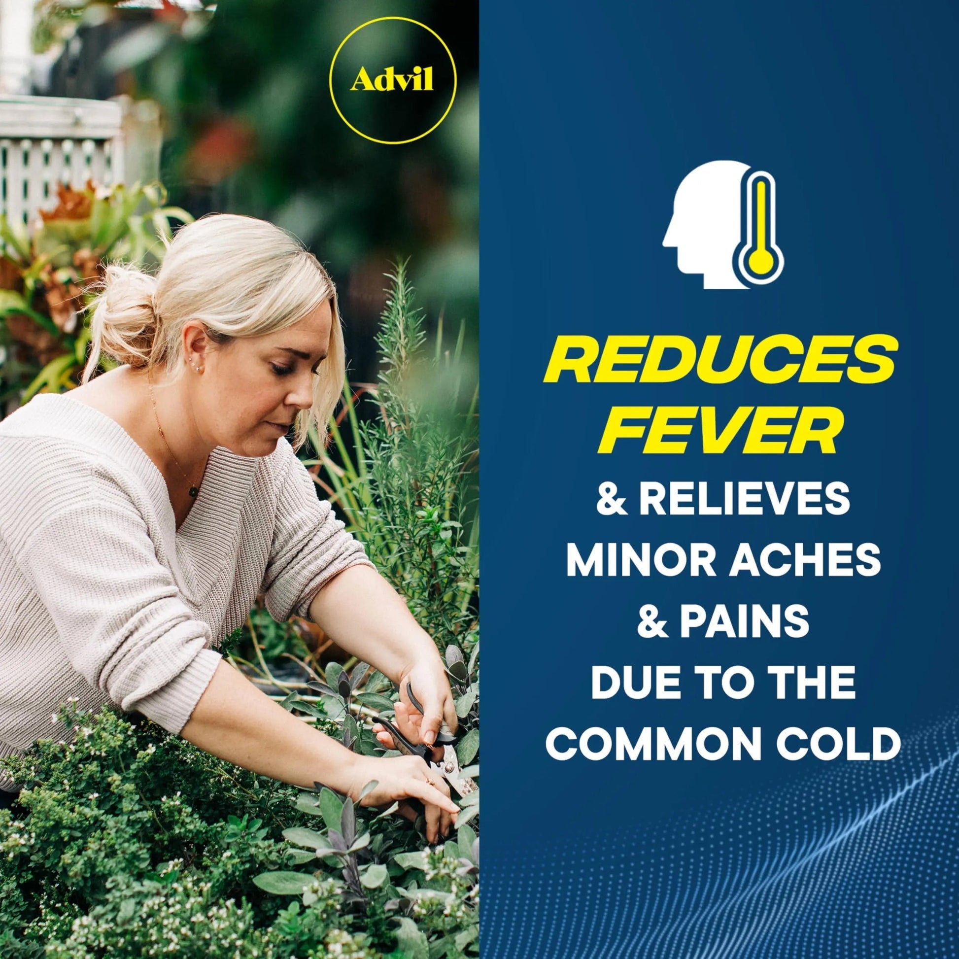 Advil Pain Reliever and Fever Reducer, Pain Relief Medicine with Ibuprofen 200mg for Headache, Backache, Menstrual Pain and Joint Pain Relief - 300+24 Coated Tablets Advil uk supplements