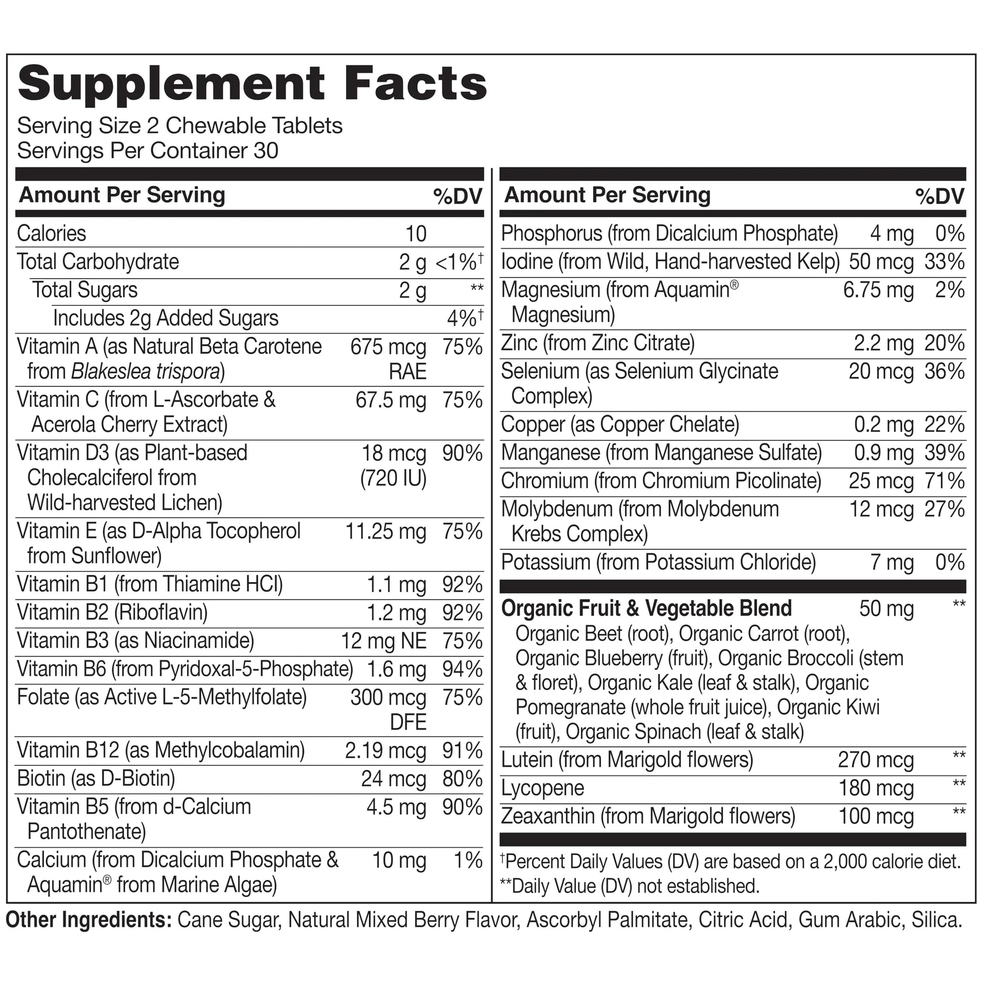 NATURELO Chewable Vitamin for Kids Multivitamin with Whole Food Organic Fruit Blend - 60 Tablets for Children NATURELO uk supplements