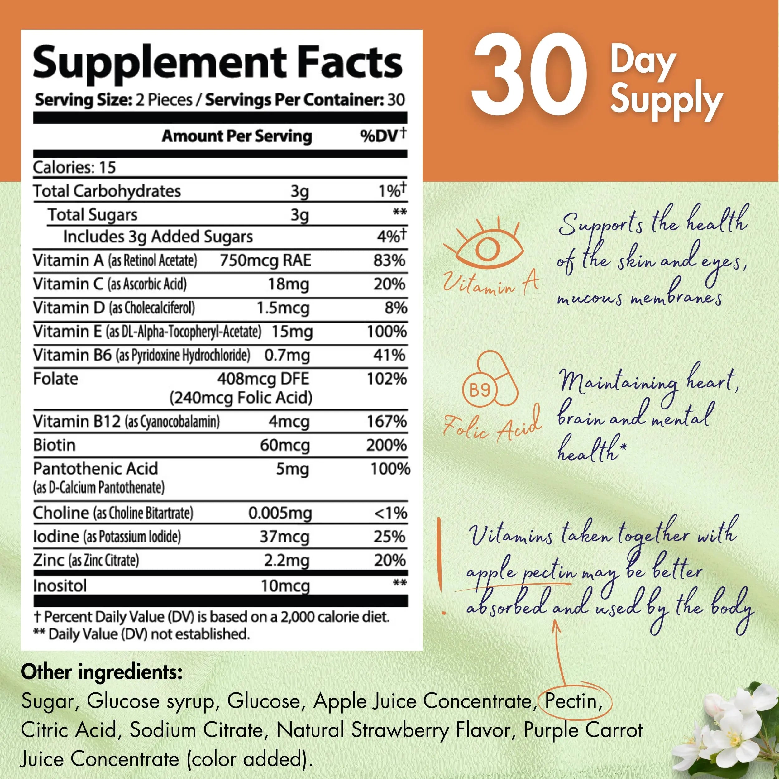 healblend Power-Packed Multivitamin Bear Gummies for Adult | Vitamins C, D3, B6, B12, Iron, Zinc healblend uk supplements