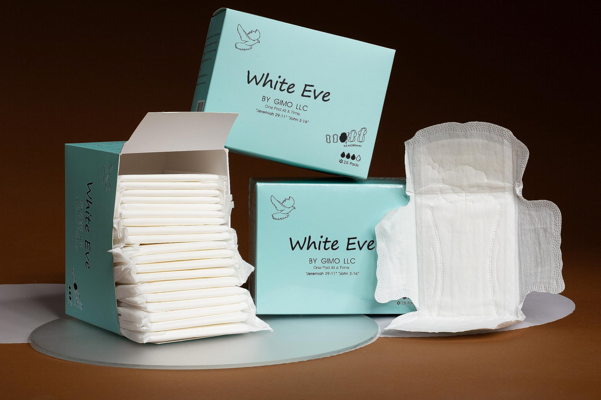 WHITE EVE Sanitary Pad Ultra Thin Sanitary Pads for Women with Fast Absorption and Leak Guard WHITE EVE uk supplements