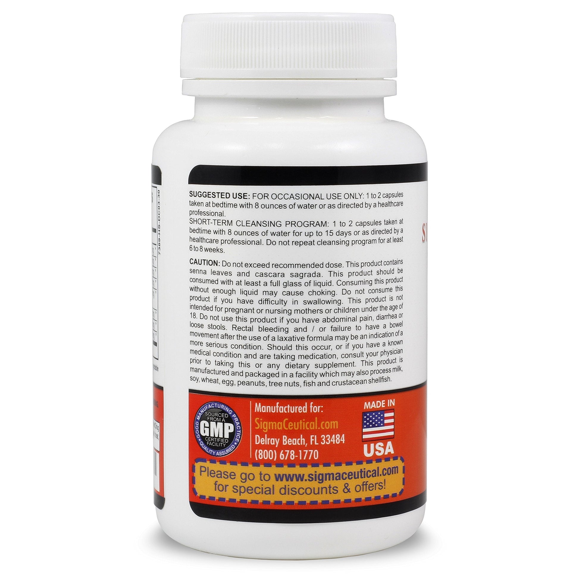 Sigmaceutical 1 Day Colon Cleanse - Detox Cleanse - Bowel Cleanse & Laxative - Bowel Detox Sigmaceutical uk supplements