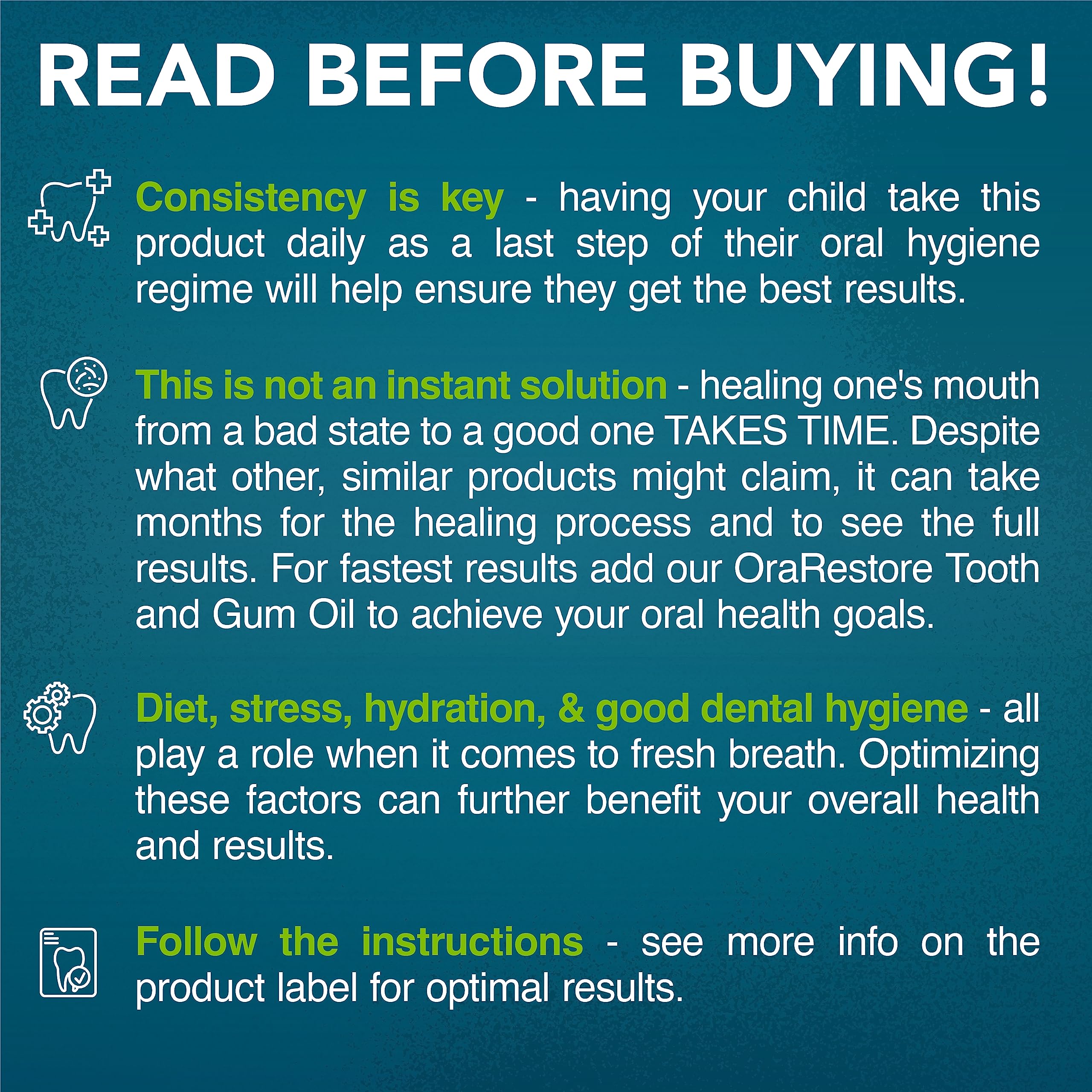 Oral Probiotics for Mouth Bad Breath Treatment for Adults: Dentist Formulated Advanced Great Oral Health uk supplements