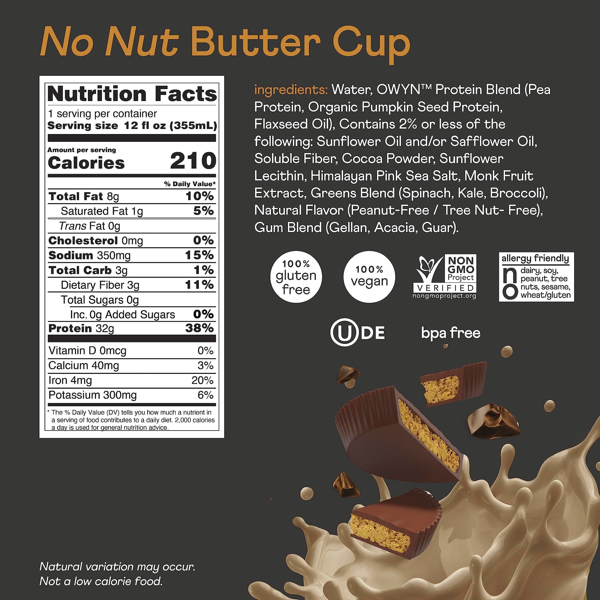 OWYN Only What You Need Pro Elite Vegan High Protein Keto Shake, 32g Protein, 9 Amino OWYN Only What You Need uk supplements