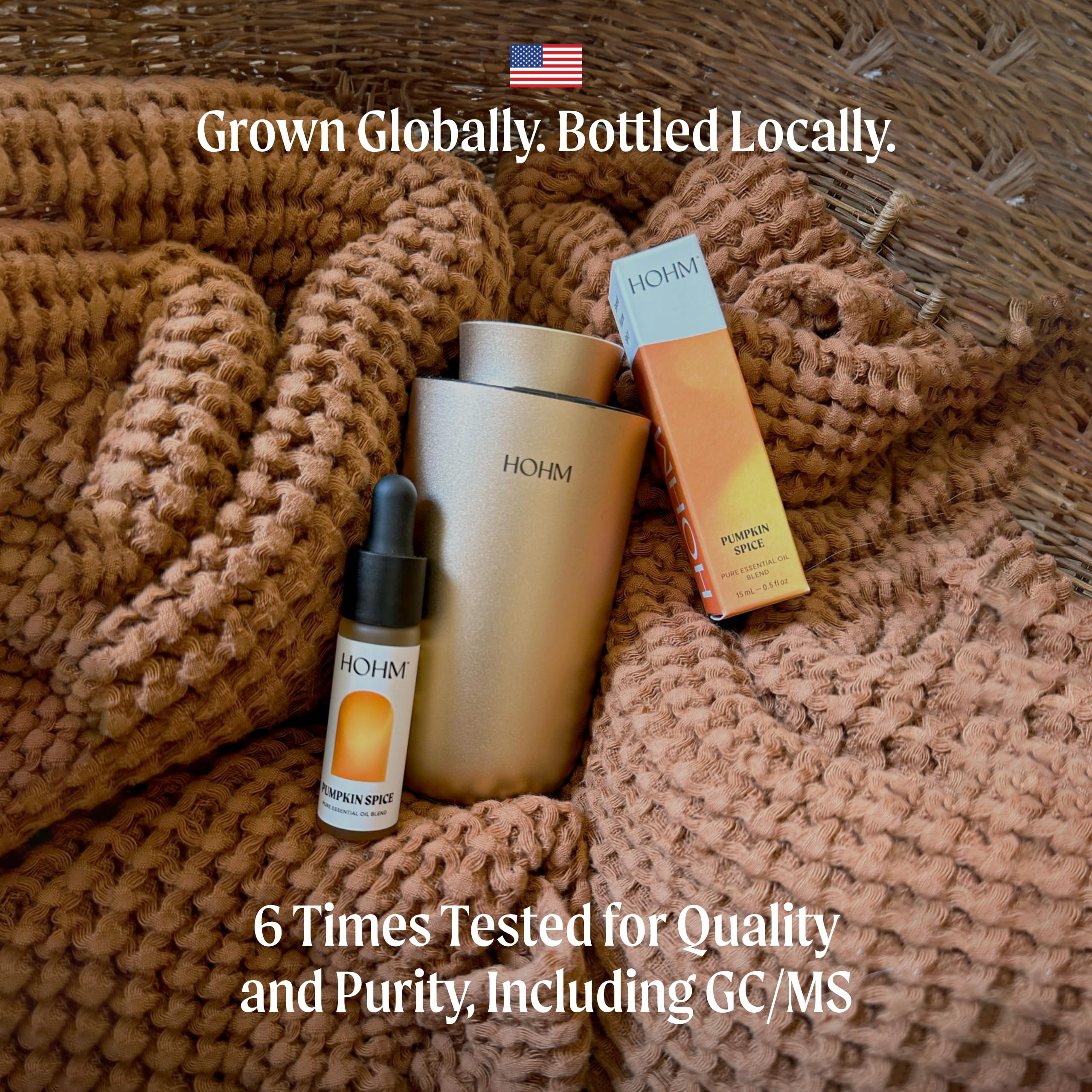 Hohm Pumpkin Spice Essential Oil Blend - Natural, Pure Essential Oil for Your Home Diffuser Hohm uk supplements